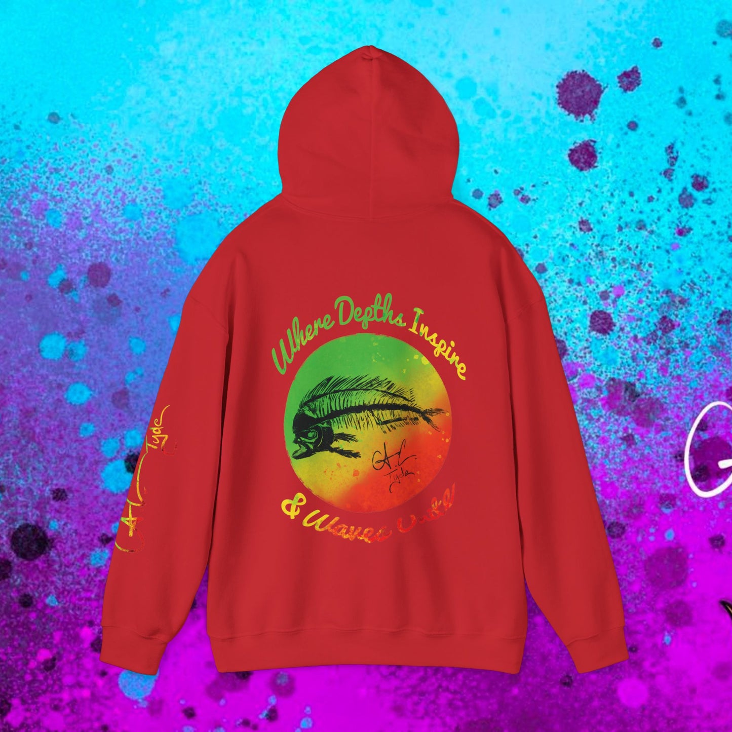 #101 Rasta Mahi Skeleton Hoodie