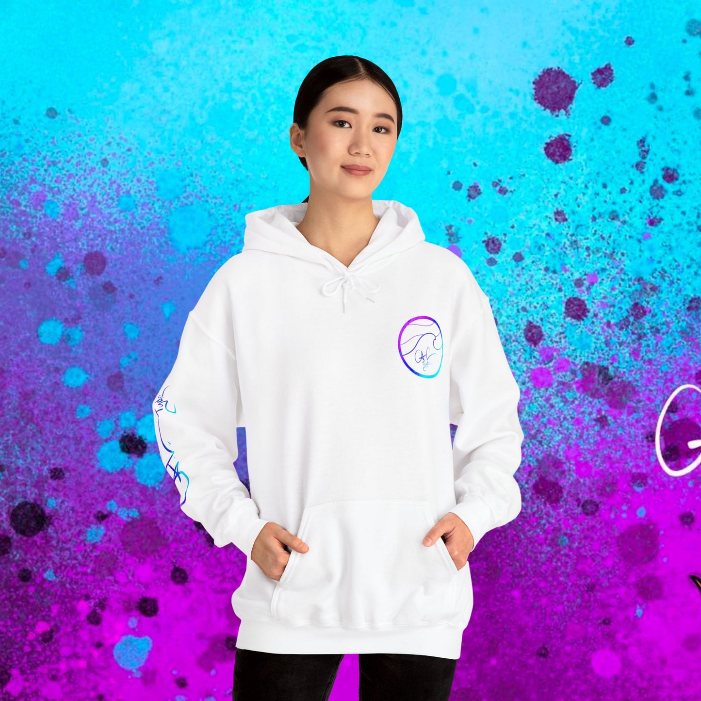 #102 Cosmic Reef Mahi Skeleton Hoodie