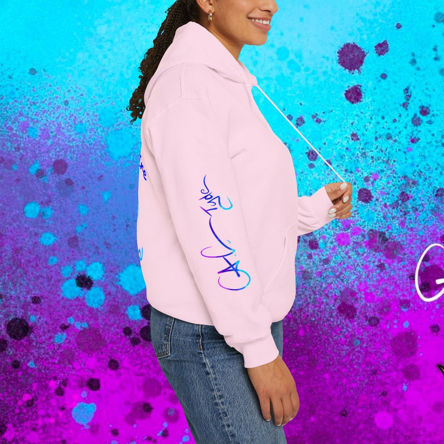 #102 Cosmic Reef Mahi Skeleton Hoodie