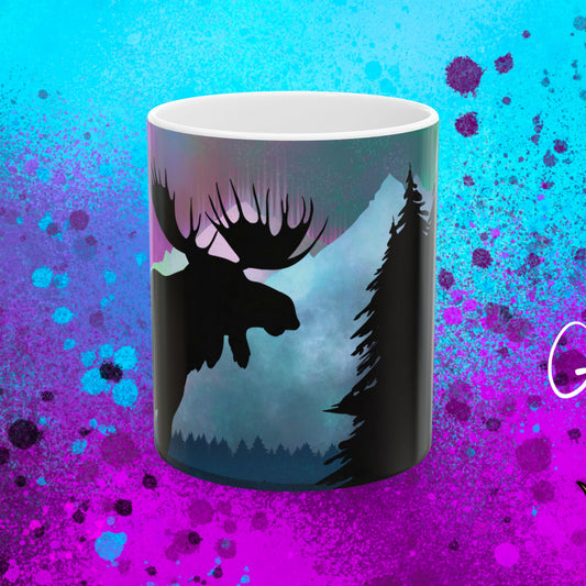 #5013 *Special* Northern Lights Ceramic Mug, (11oz, 15oz)