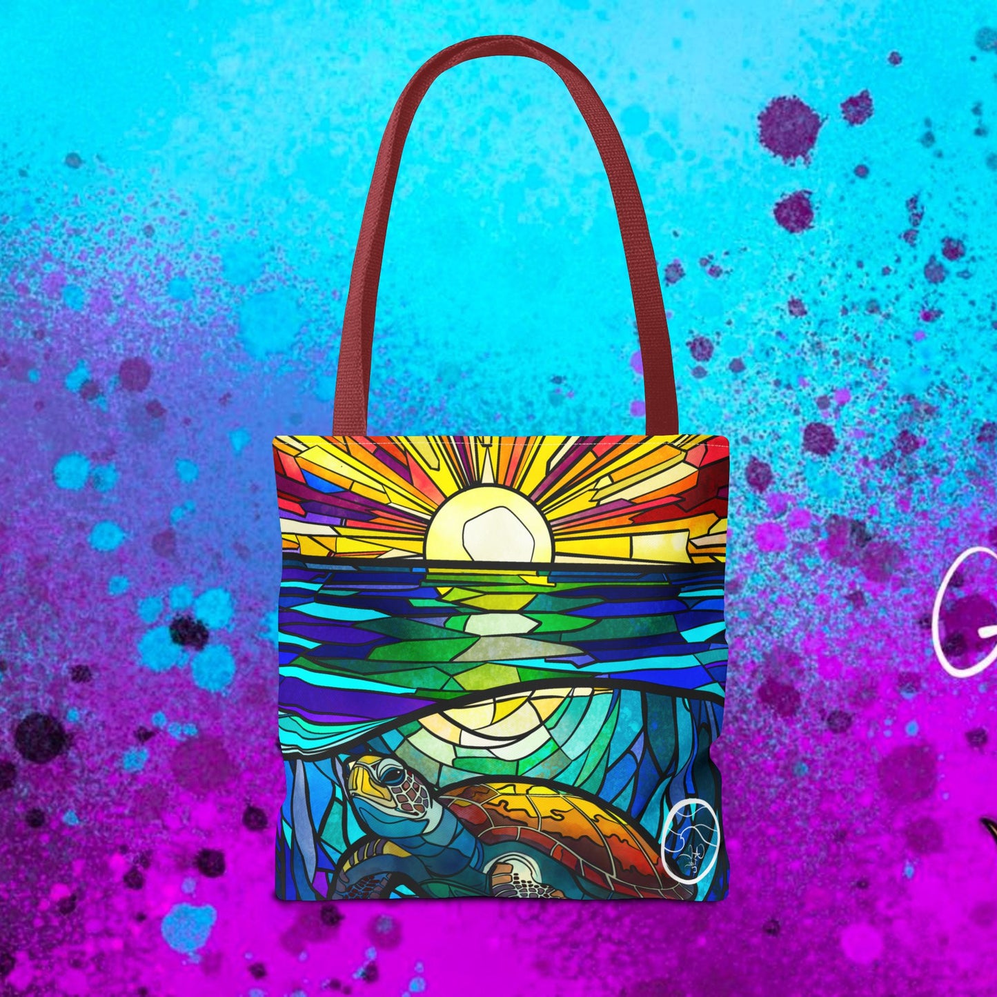 ## Honu Glass Ocean Tote Bag