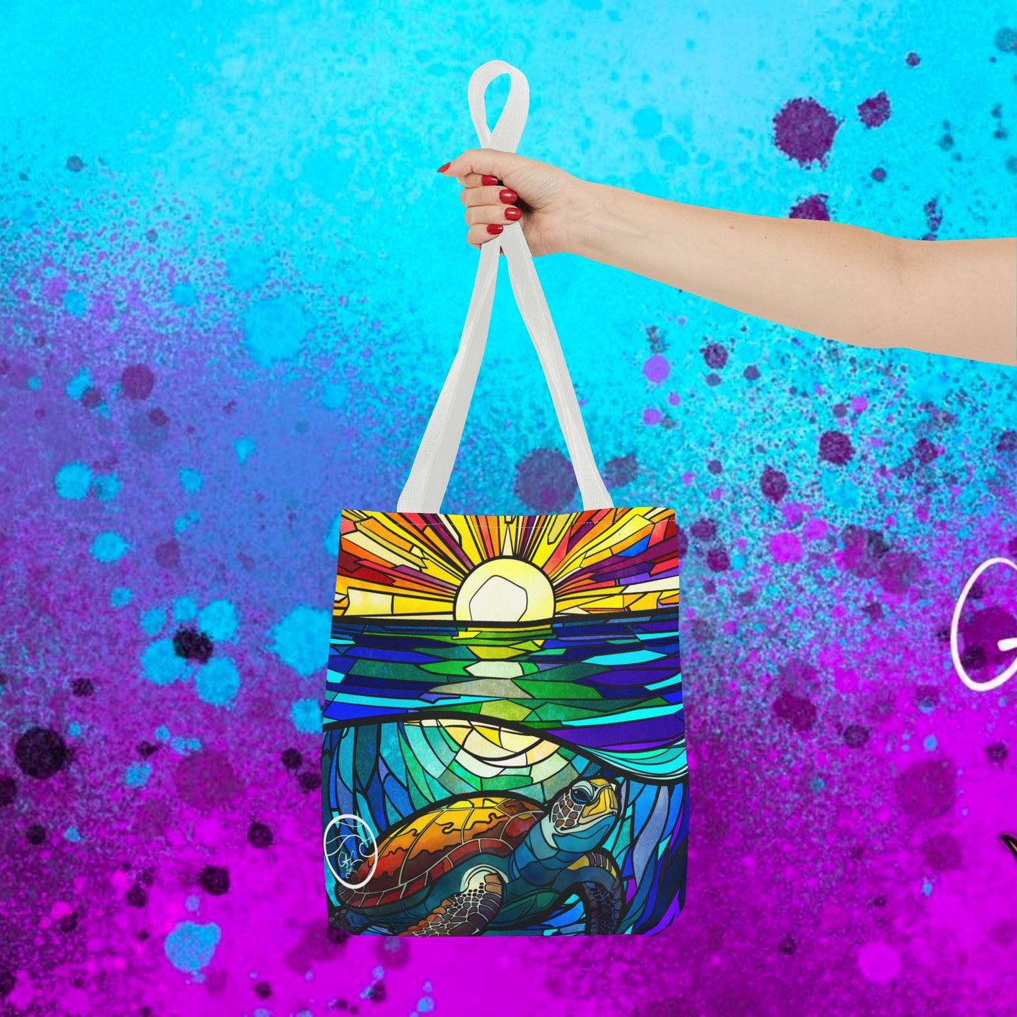## Honu Glass Ocean Tote Bag