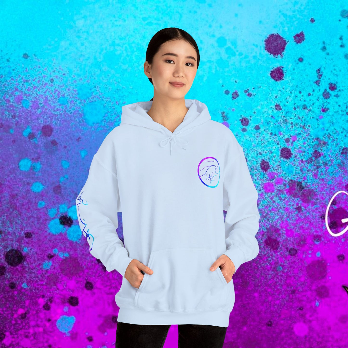 #102 Cosmic Reef Mahi Skeleton Hoodie