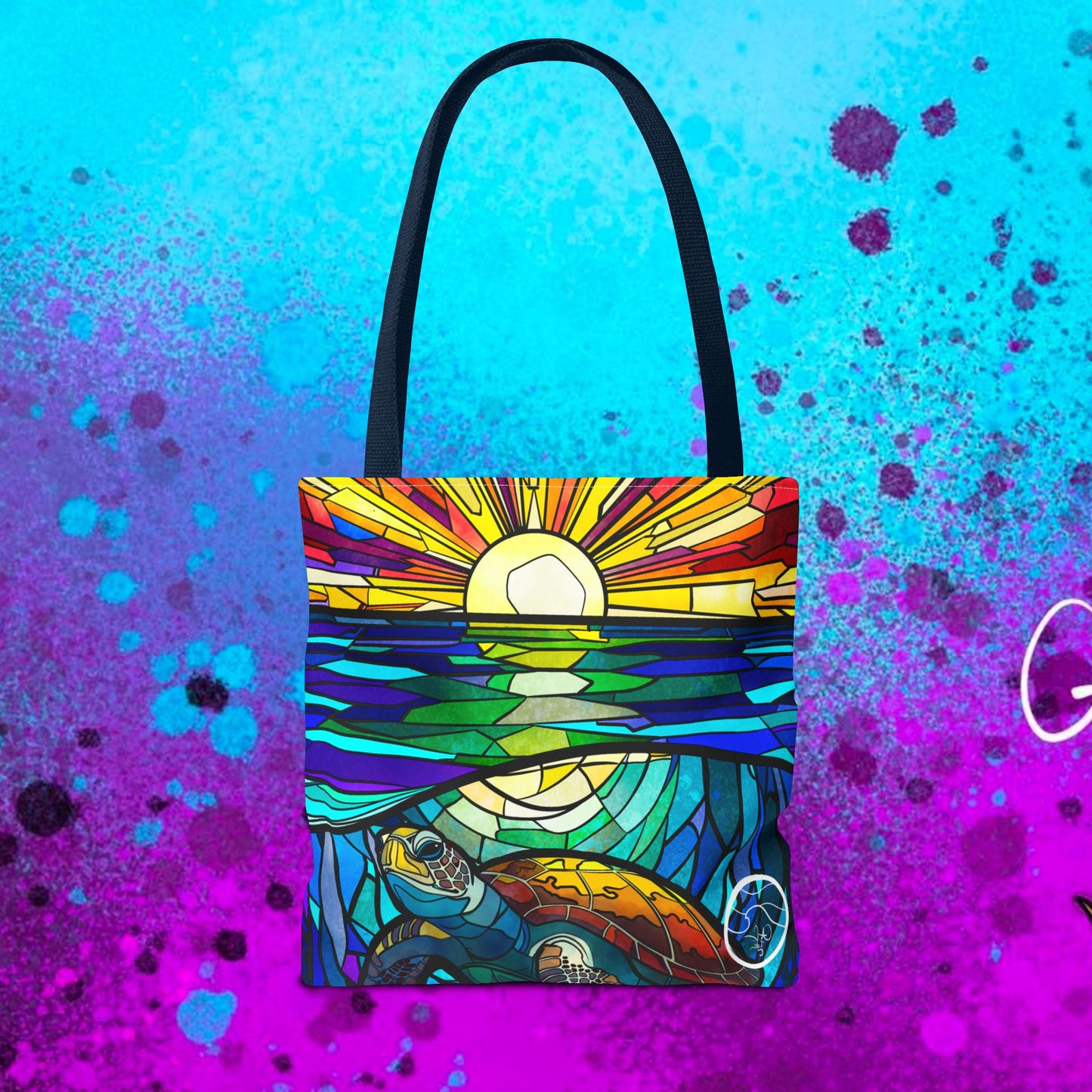 ## Honu Glass Ocean Tote Bag
