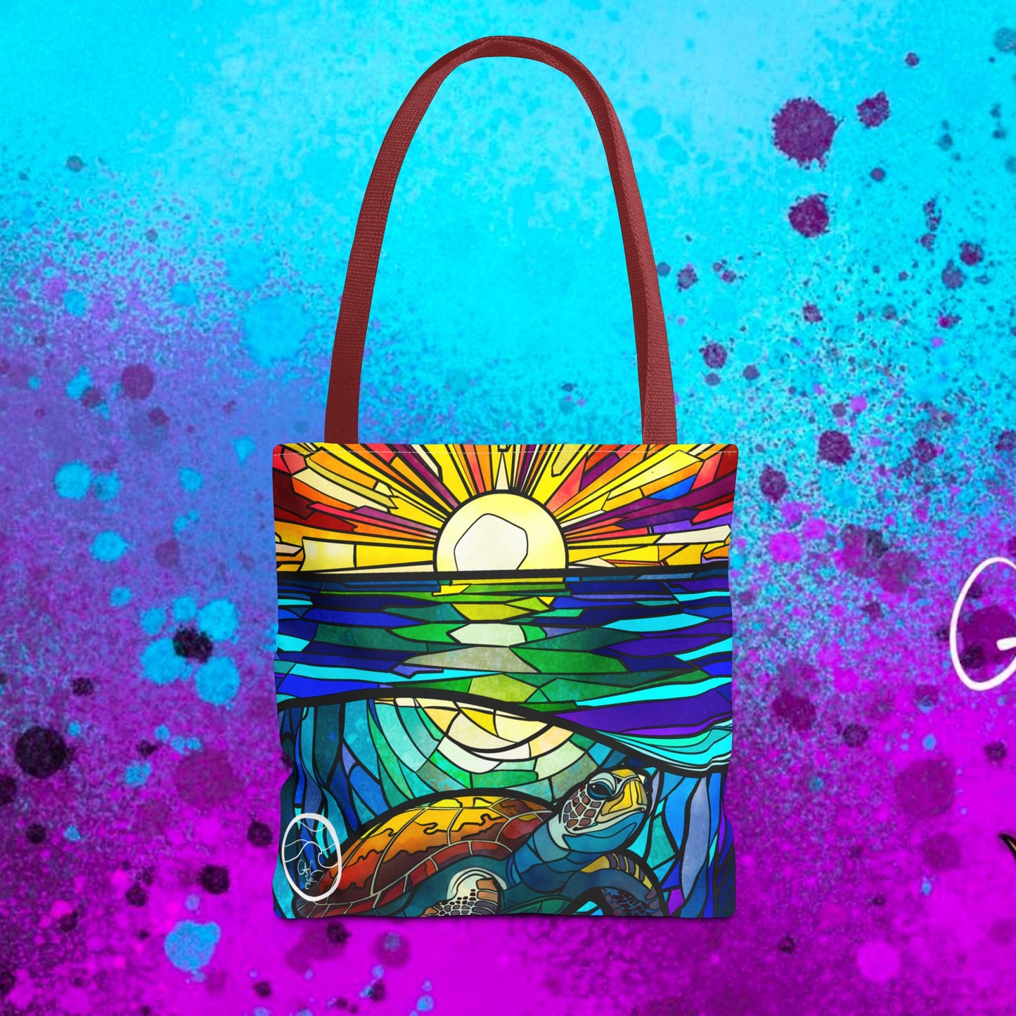 ## Honu Glass Ocean Tote Bag