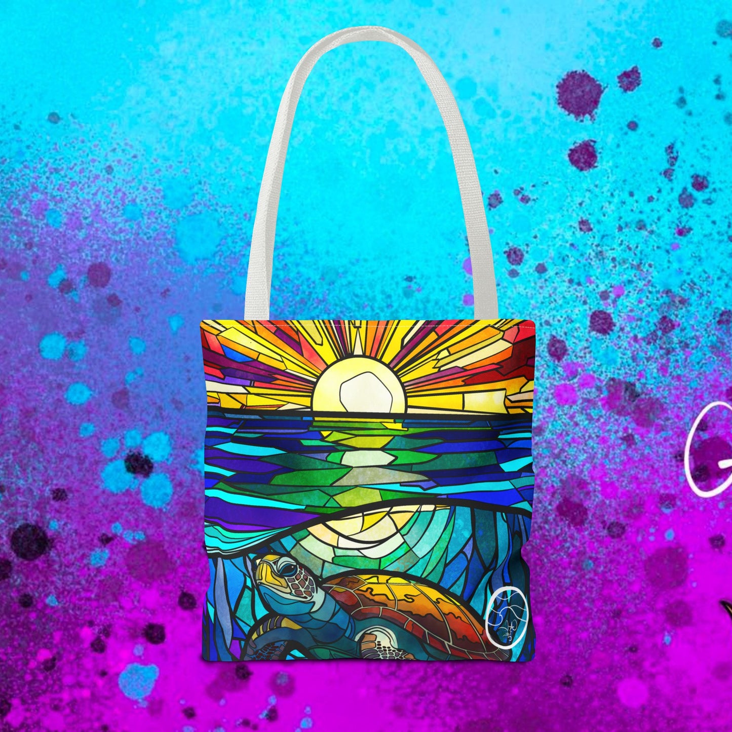 ## Honu Glass Ocean Tote Bag