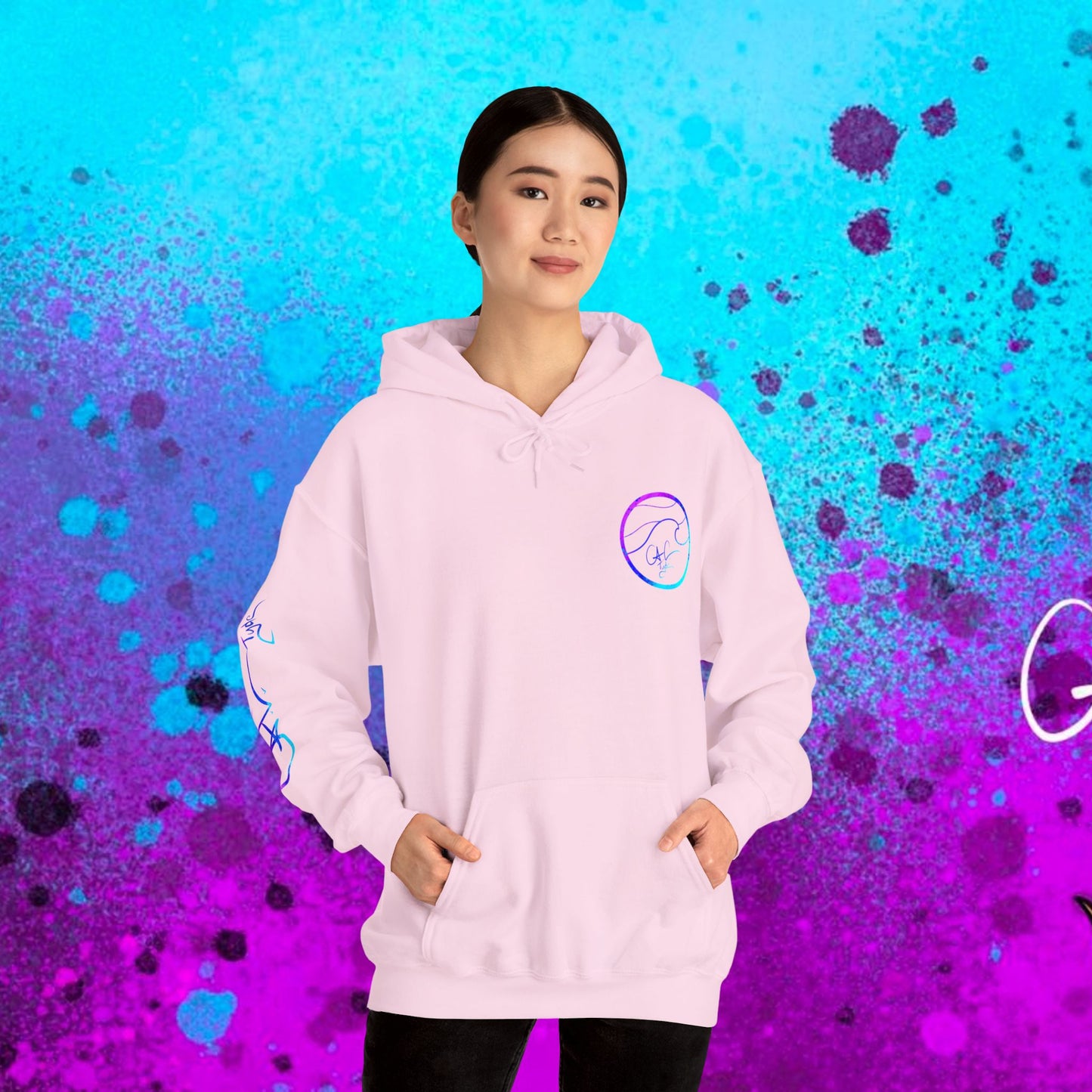 #102 Cosmic Reef Mahi Skeleton Hoodie