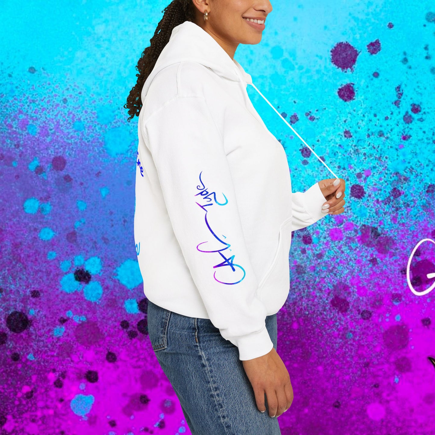 #102 Cosmic Reef Mahi Skeleton Hoodie