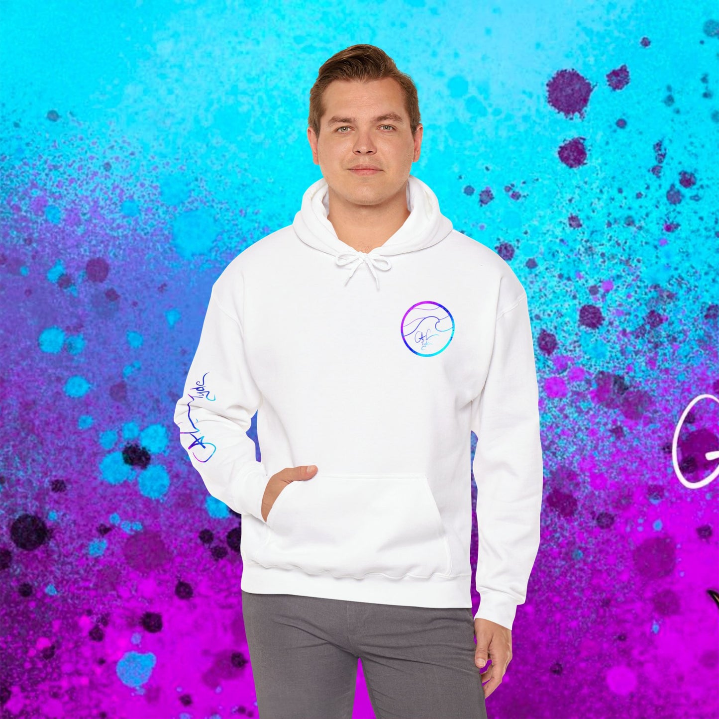 #102 Cosmic Reef Mahi Skeleton Hoodie