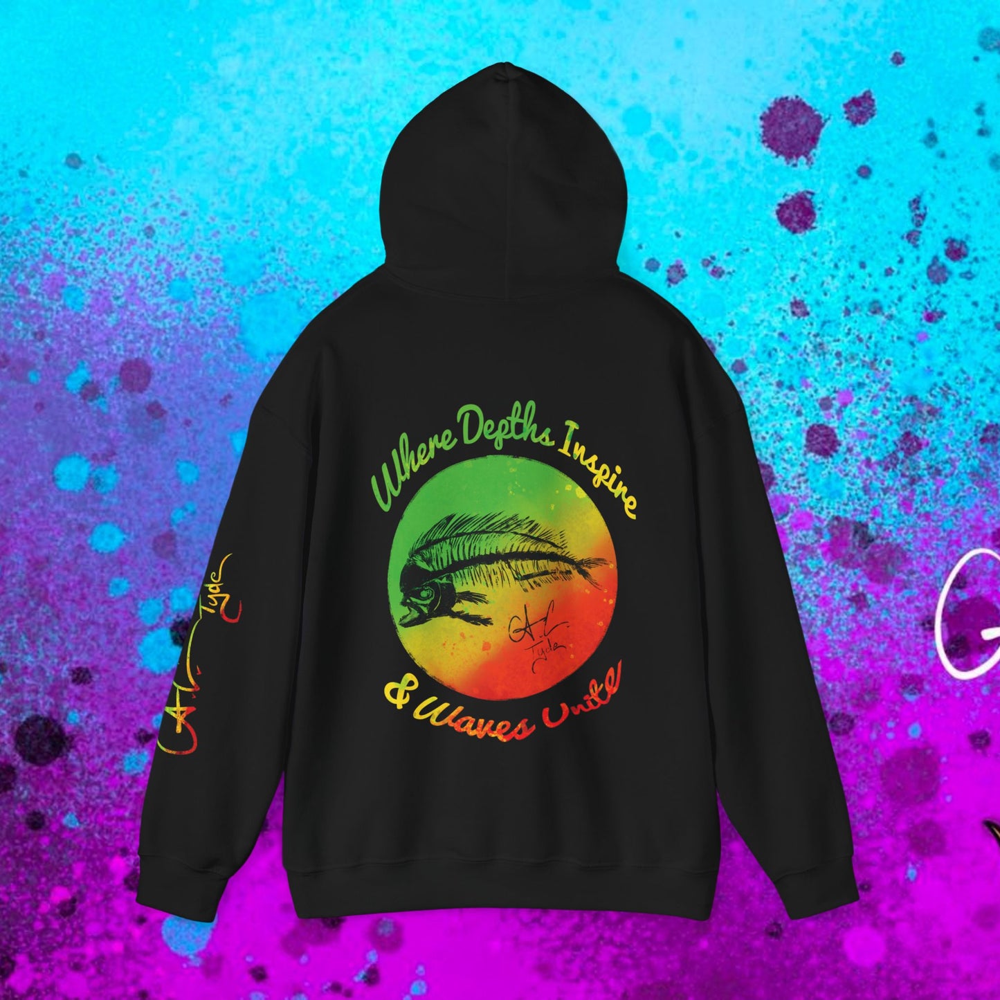 #101 Rasta Mahi Skeleton Hoodie