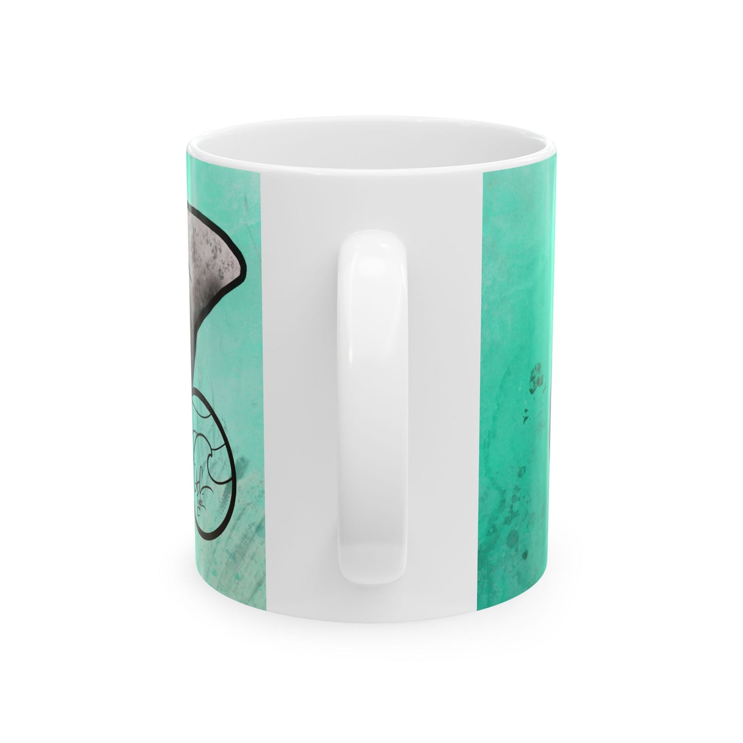#5003 Sea Cow- Manatee Ceramic Mug 11oz