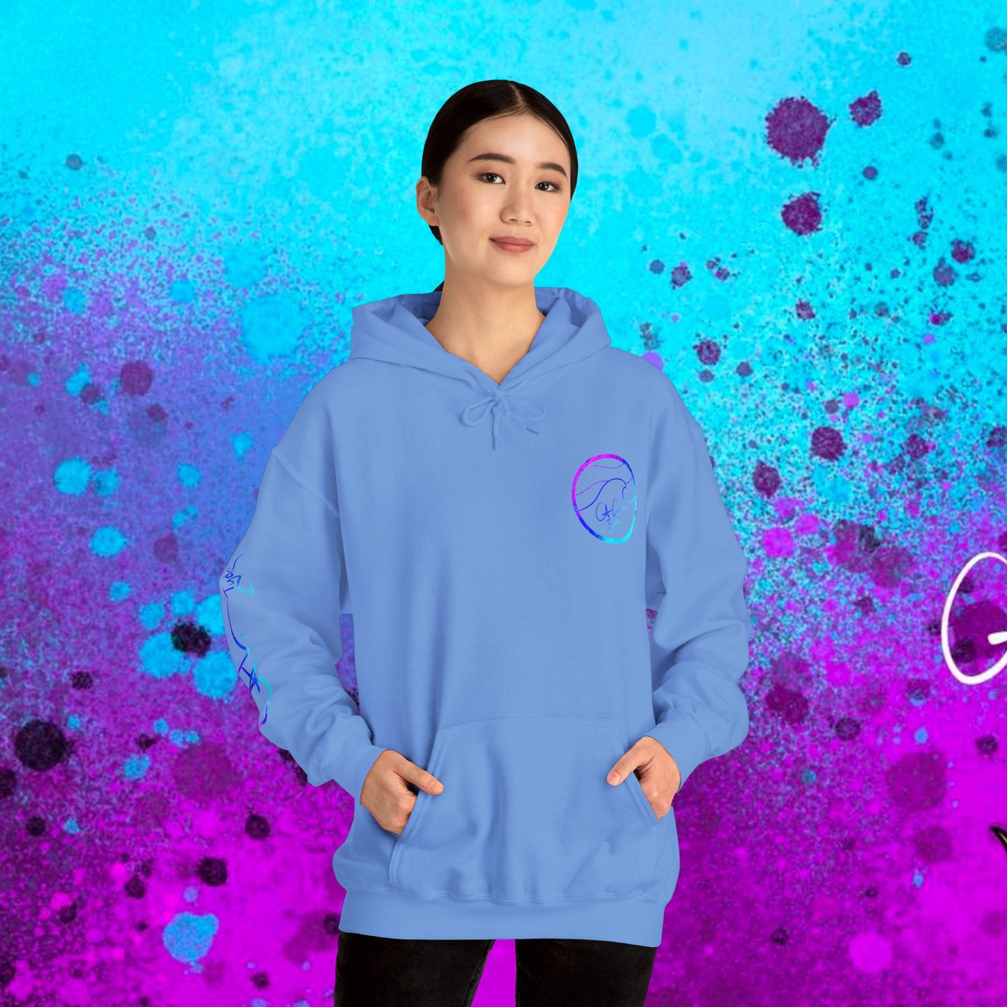#102 Cosmic Reef Mahi Skeleton Hoodie