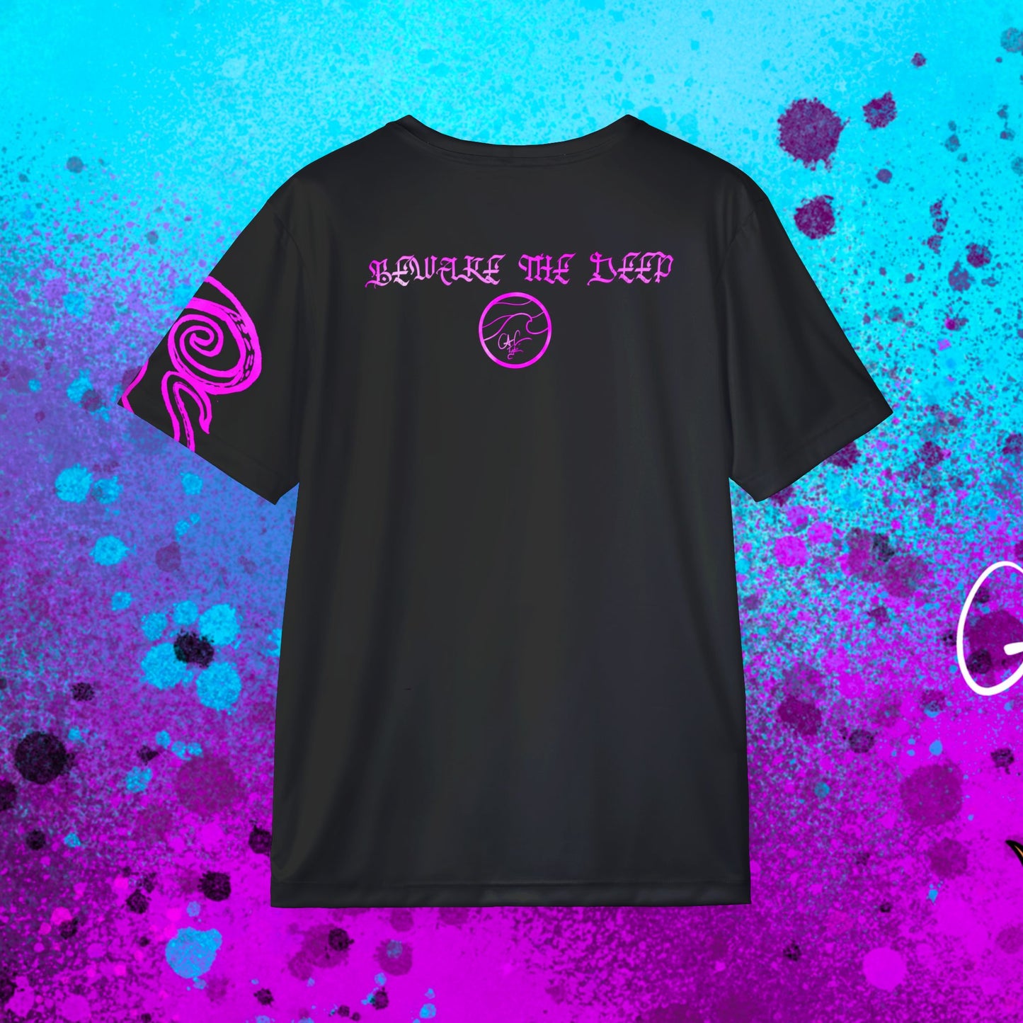 #0# *premium* Beware the Deep- Special Edition Black T-shirt