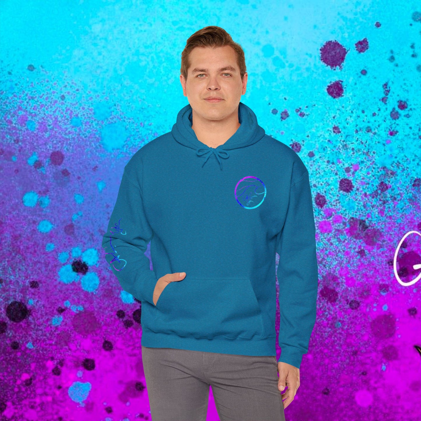 #102 Cosmic Reef Mahi Skeleton Hoodie