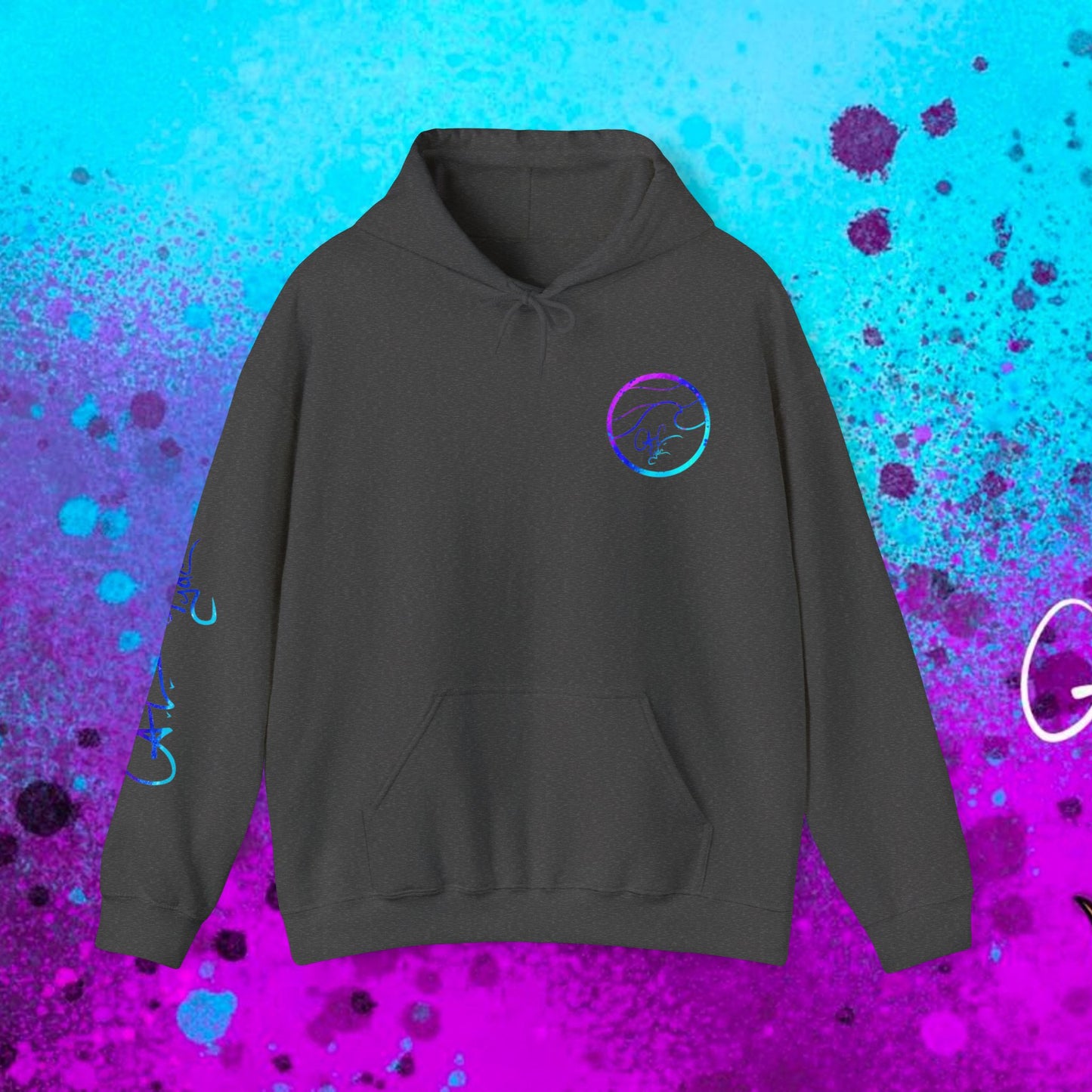 #102 Cosmic Reef Mahi Skeleton Hoodie