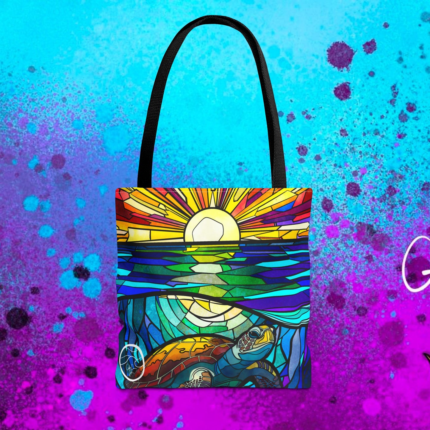 ## Honu Glass Ocean Tote Bag