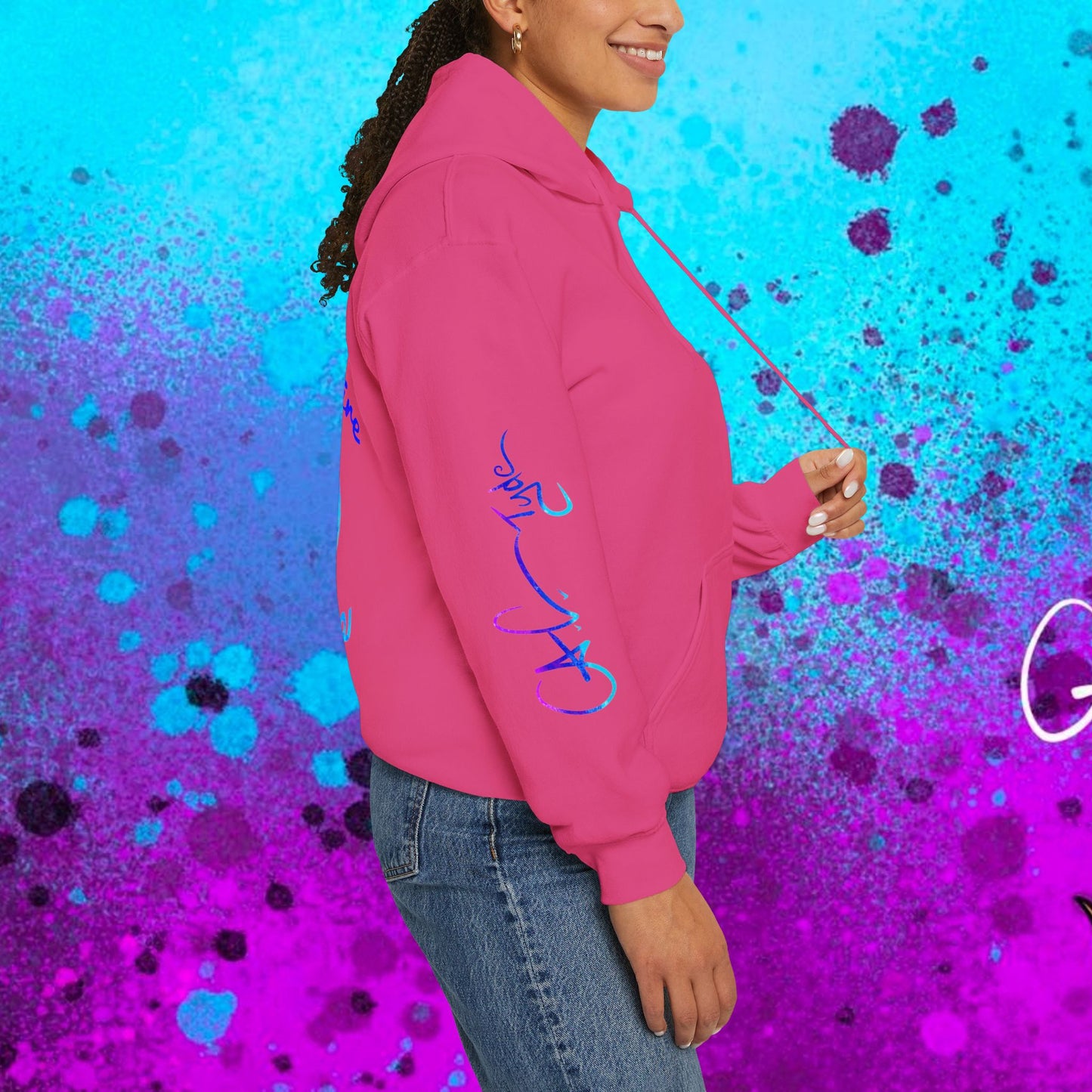 #102 Cosmic Reef Mahi Skeleton Hoodie