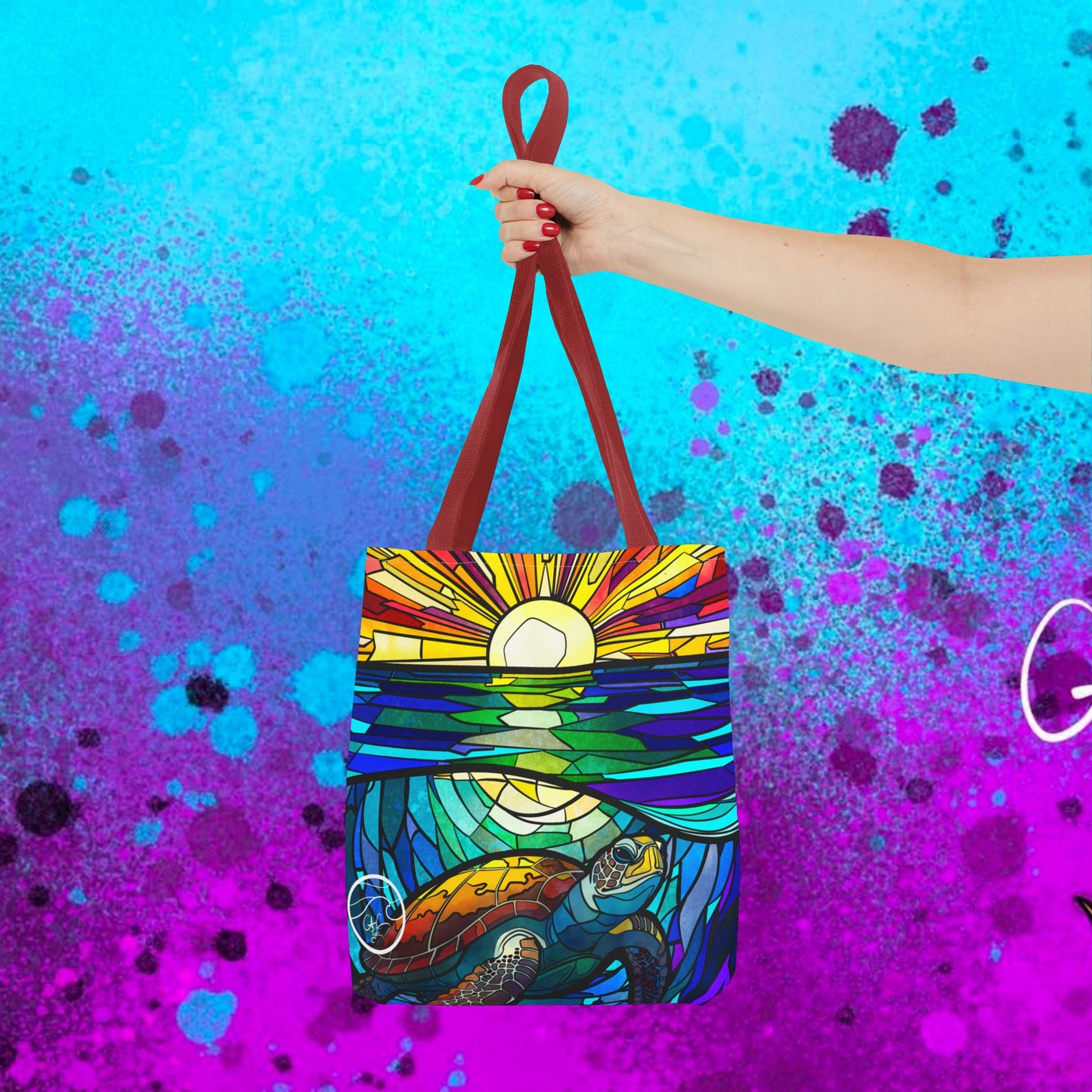 ## Honu Glass Ocean Tote Bag