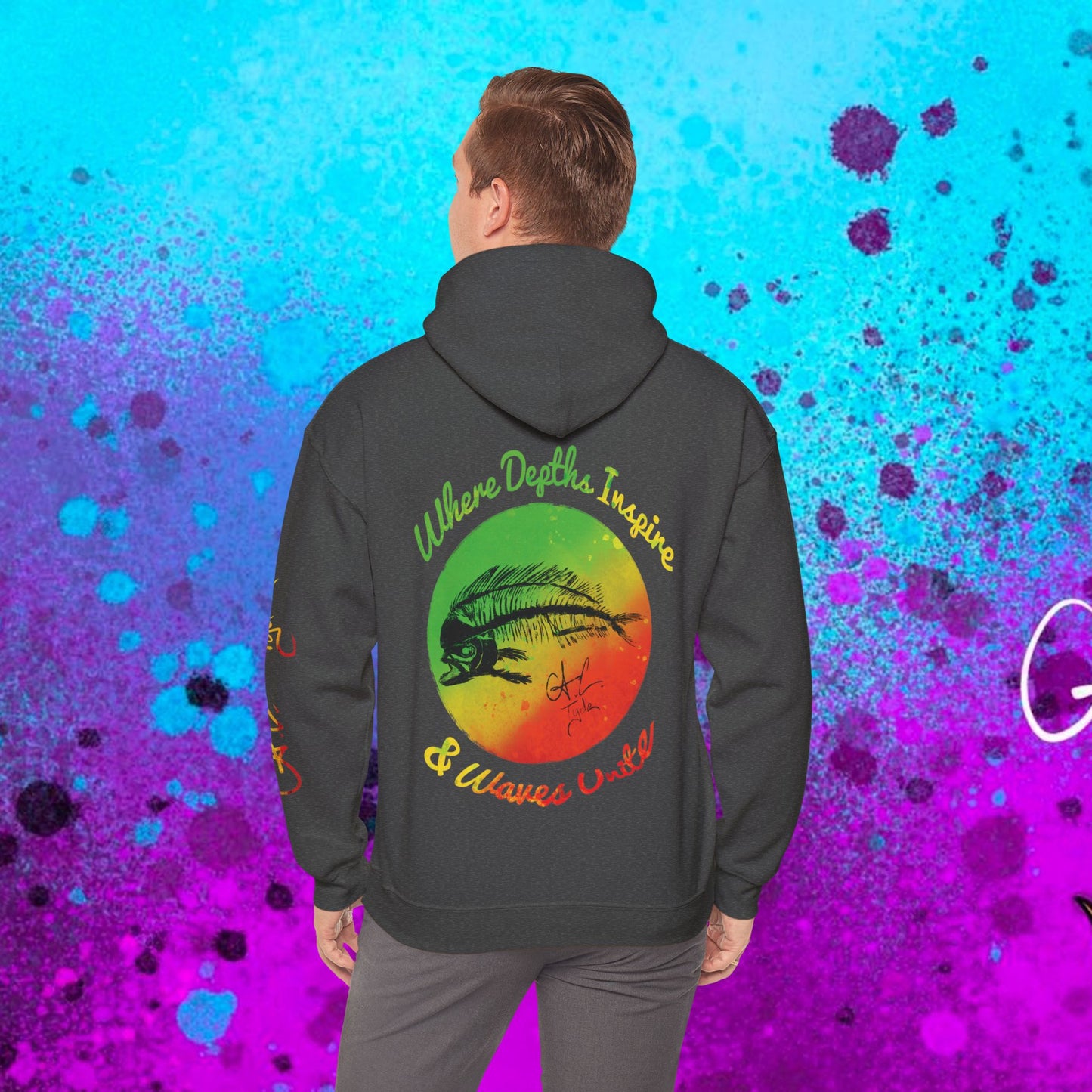 #101 Rasta Mahi Skeleton Hoodie