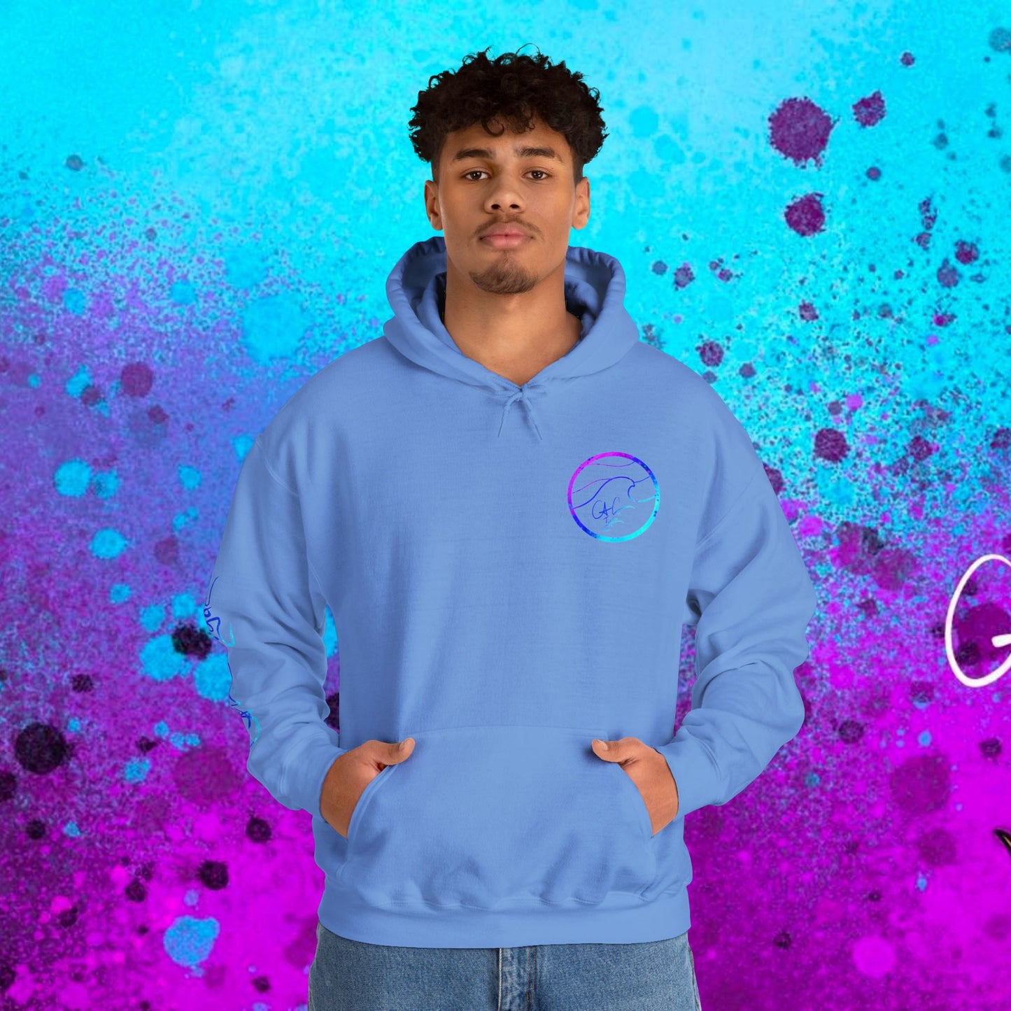 #102 Cosmic Reef Mahi Skeleton Hoodie