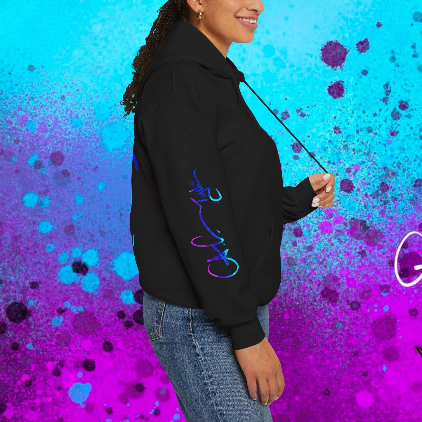 #102 Cosmic Reef Mahi Skeleton Hoodie