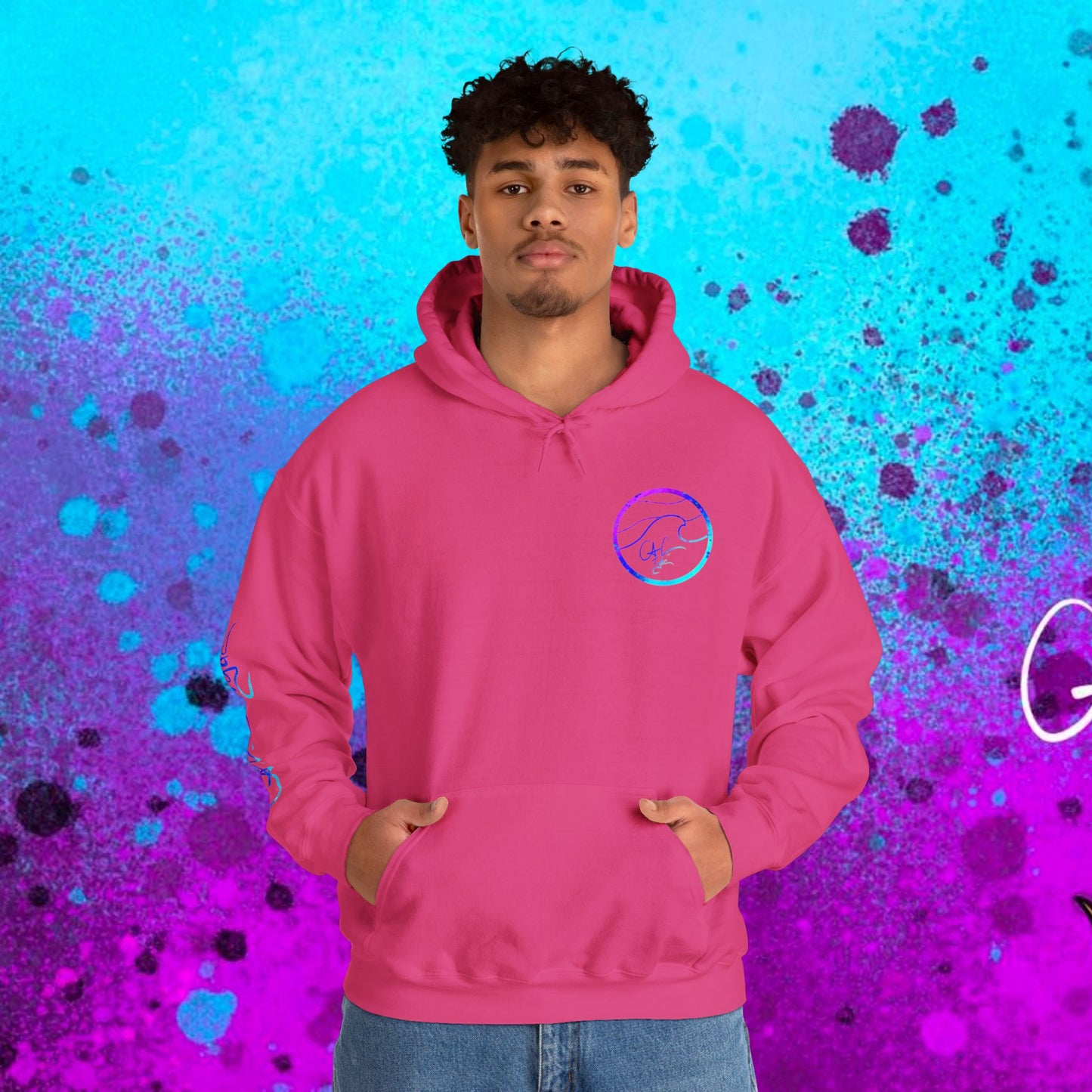 #102 Cosmic Reef Mahi Skeleton Hoodie