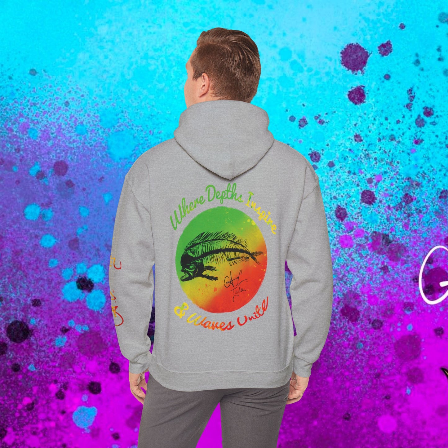 #101 Rasta Mahi Skeleton Hoodie