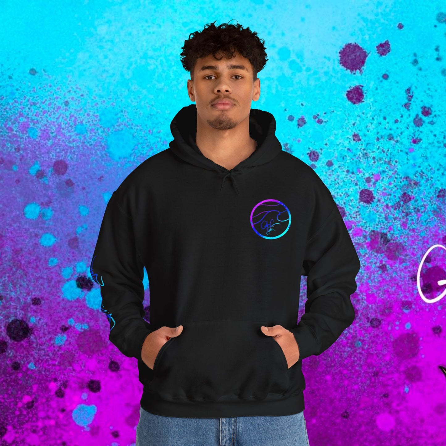 #102 Cosmic Reef Mahi Skeleton Hoodie