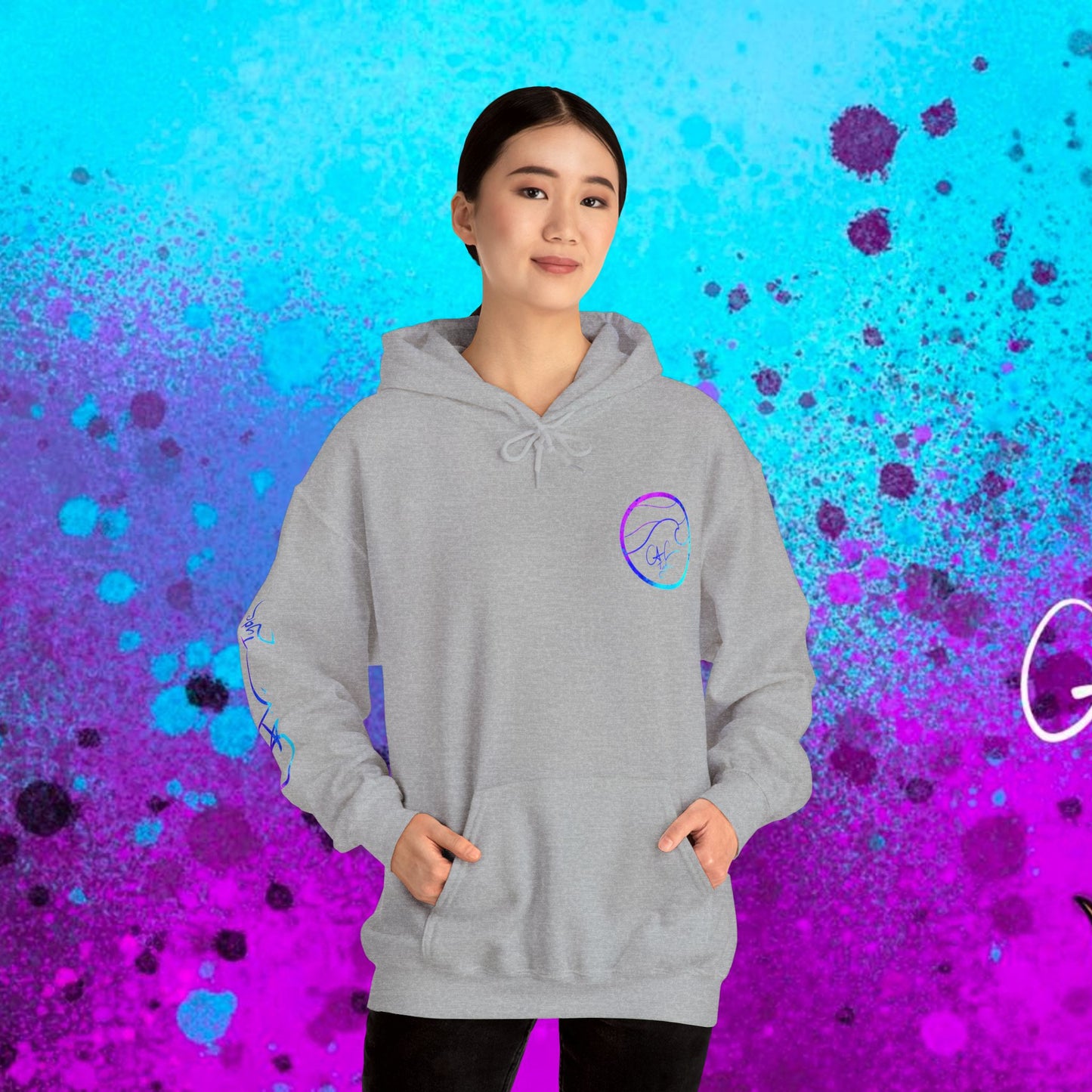 #102 Cosmic Reef Mahi Skeleton Hoodie