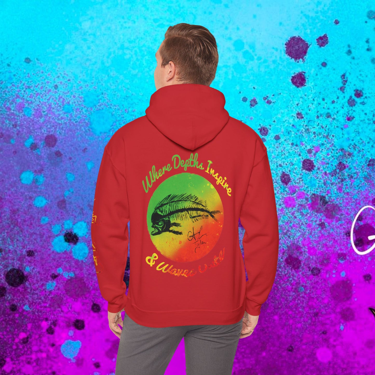 #101 Rasta Mahi Skeleton Hoodie