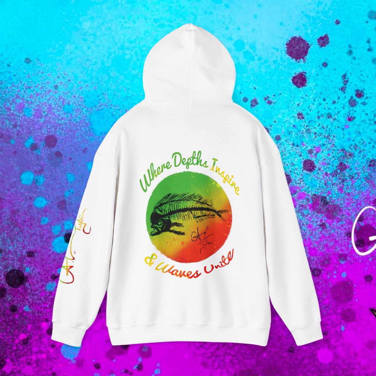 #101 Rasta Mahi Skeleton Hoodie