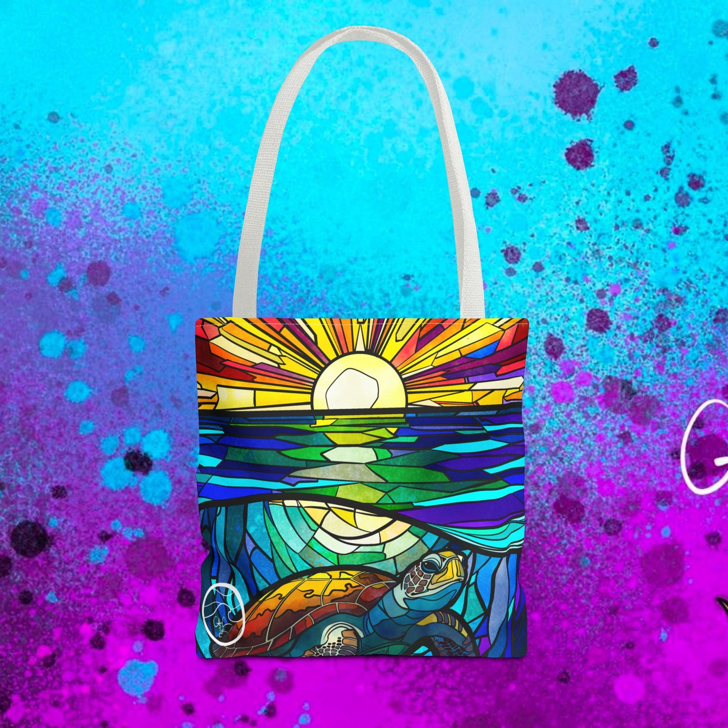 ## Honu Glass Ocean Tote Bag