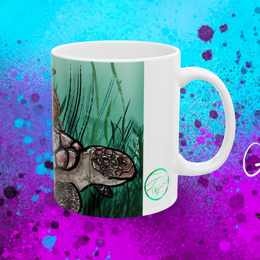 #5010 Traveler- Loggerhead Sea Turtle Mug
