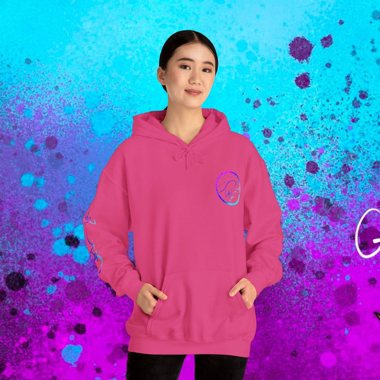 #102 Cosmic Reef Mahi Skeleton Hoodie