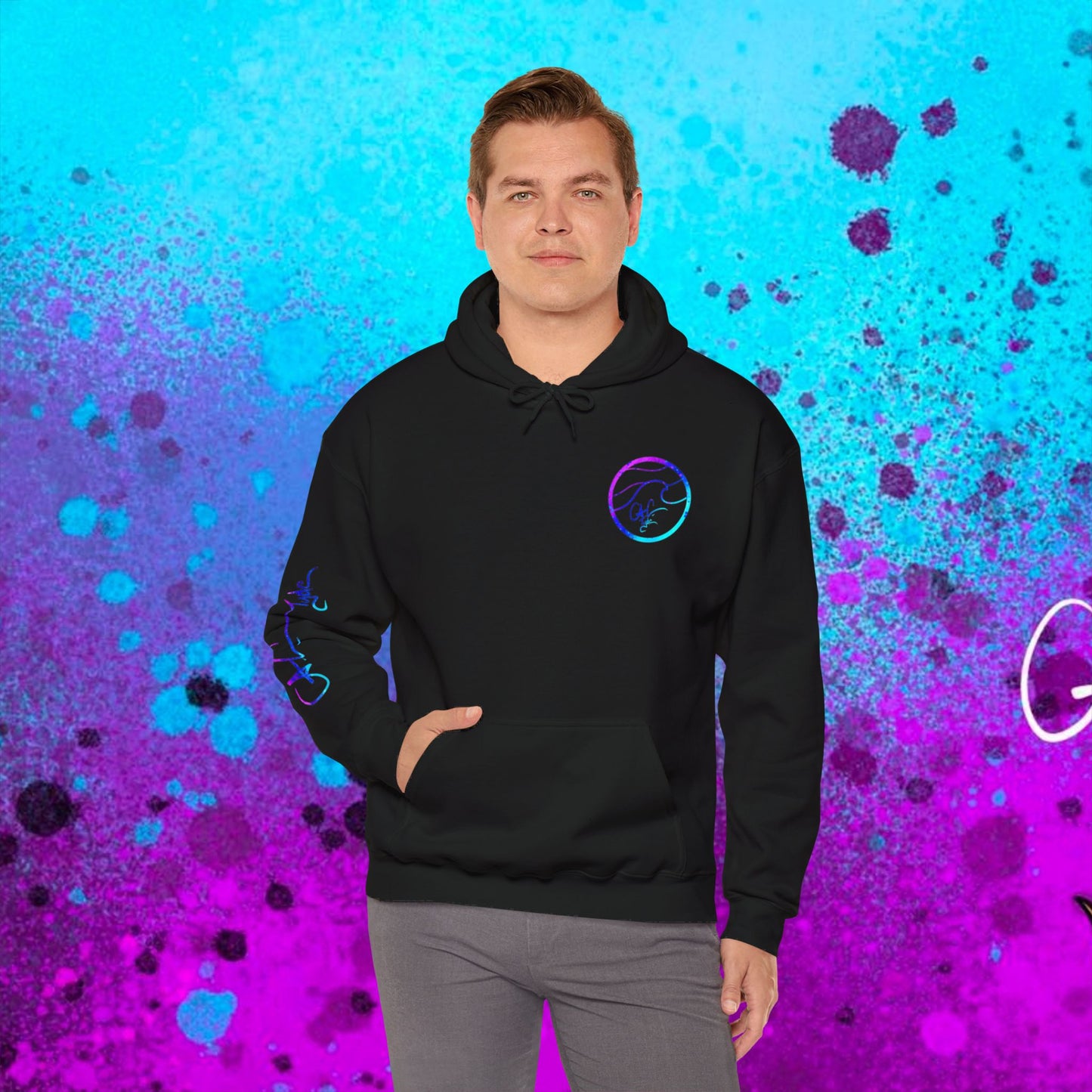 #102 Cosmic Reef Mahi Skeleton Hoodie