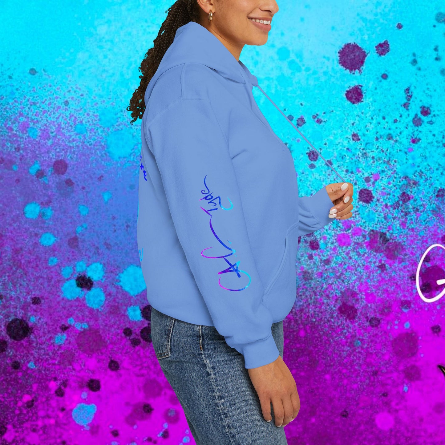 #102 Cosmic Reef Mahi Skeleton Hoodie