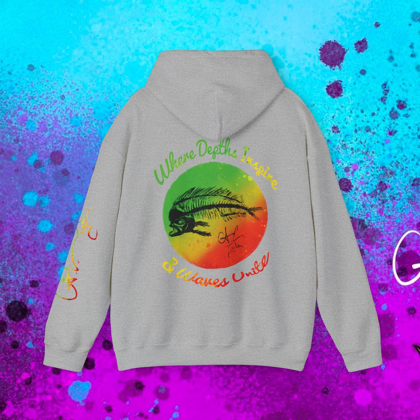 #101 Rasta Mahi Skeleton Hoodie