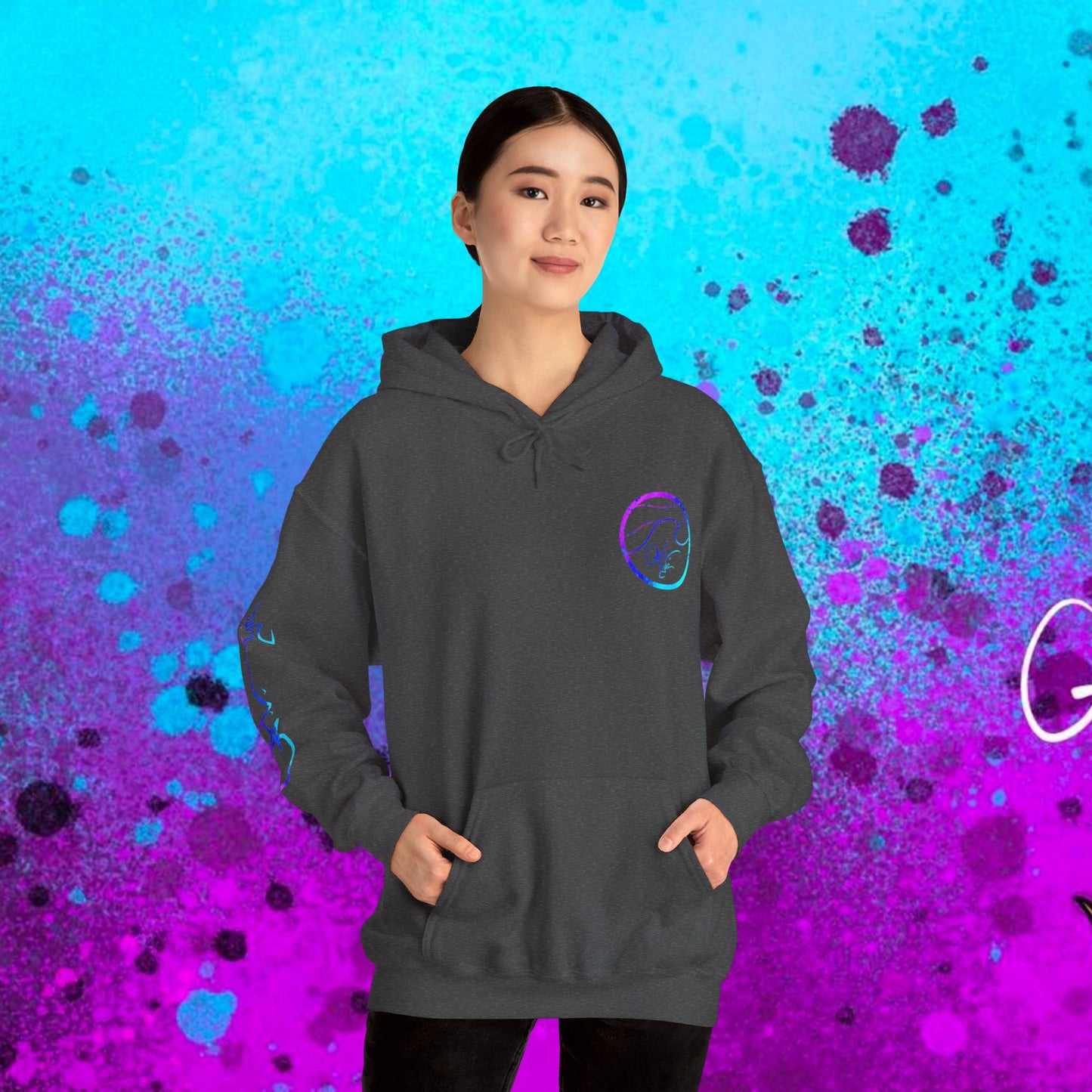 #102 Cosmic Reef Mahi Skeleton Hoodie