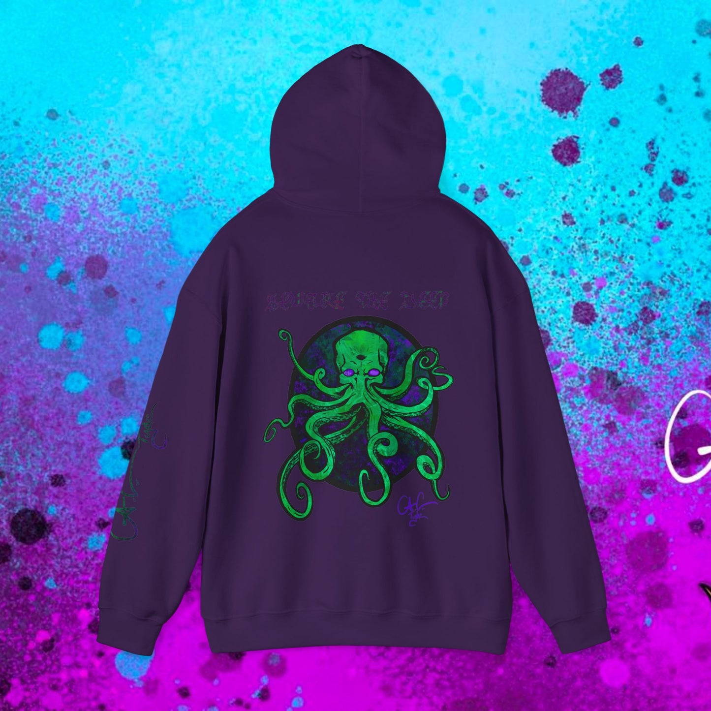 #107 Beware the Deep- Kraken hooded sweatshirt
