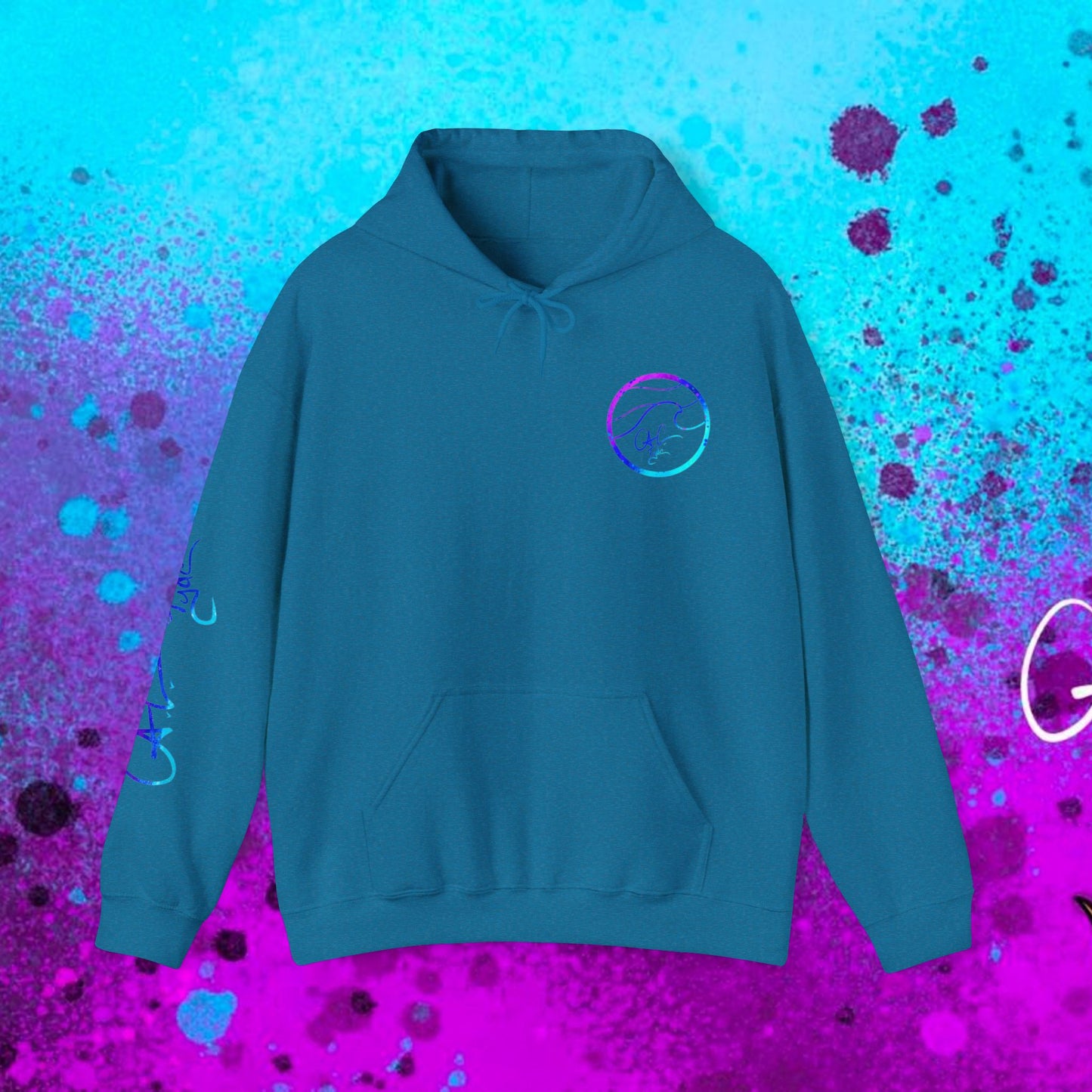 #102 Cosmic Reef Mahi Skeleton Hoodie