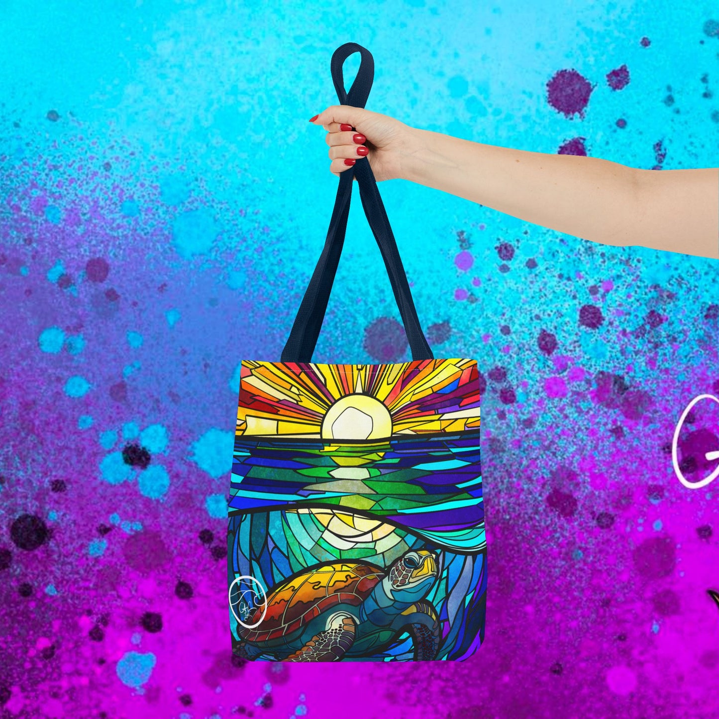 ## Honu Glass Ocean Tote Bag