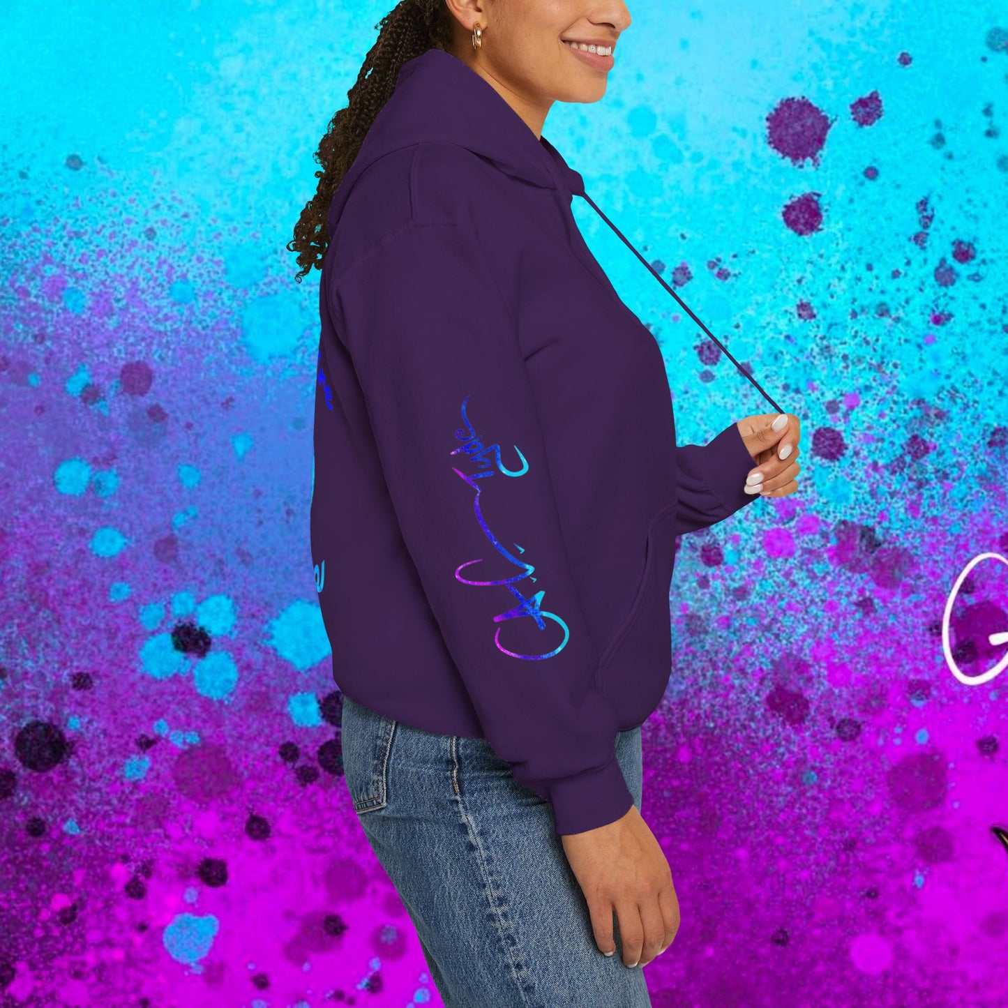#102 Cosmic Reef Mahi Skeleton Hoodie