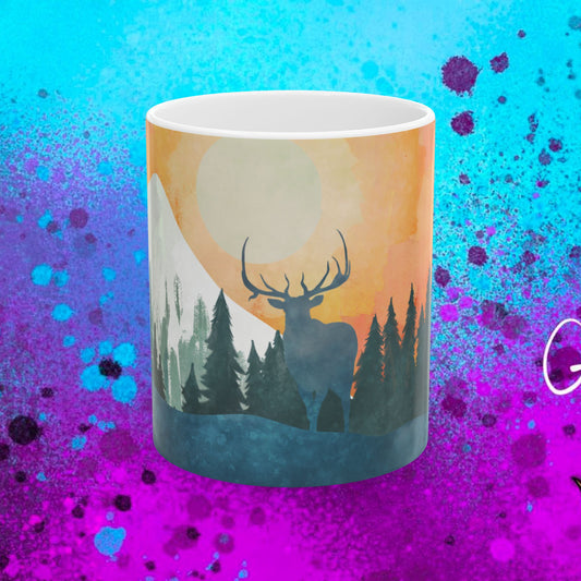 #5012 *Special* King of the Wood Ceramic Mug, (11oz, 15oz)