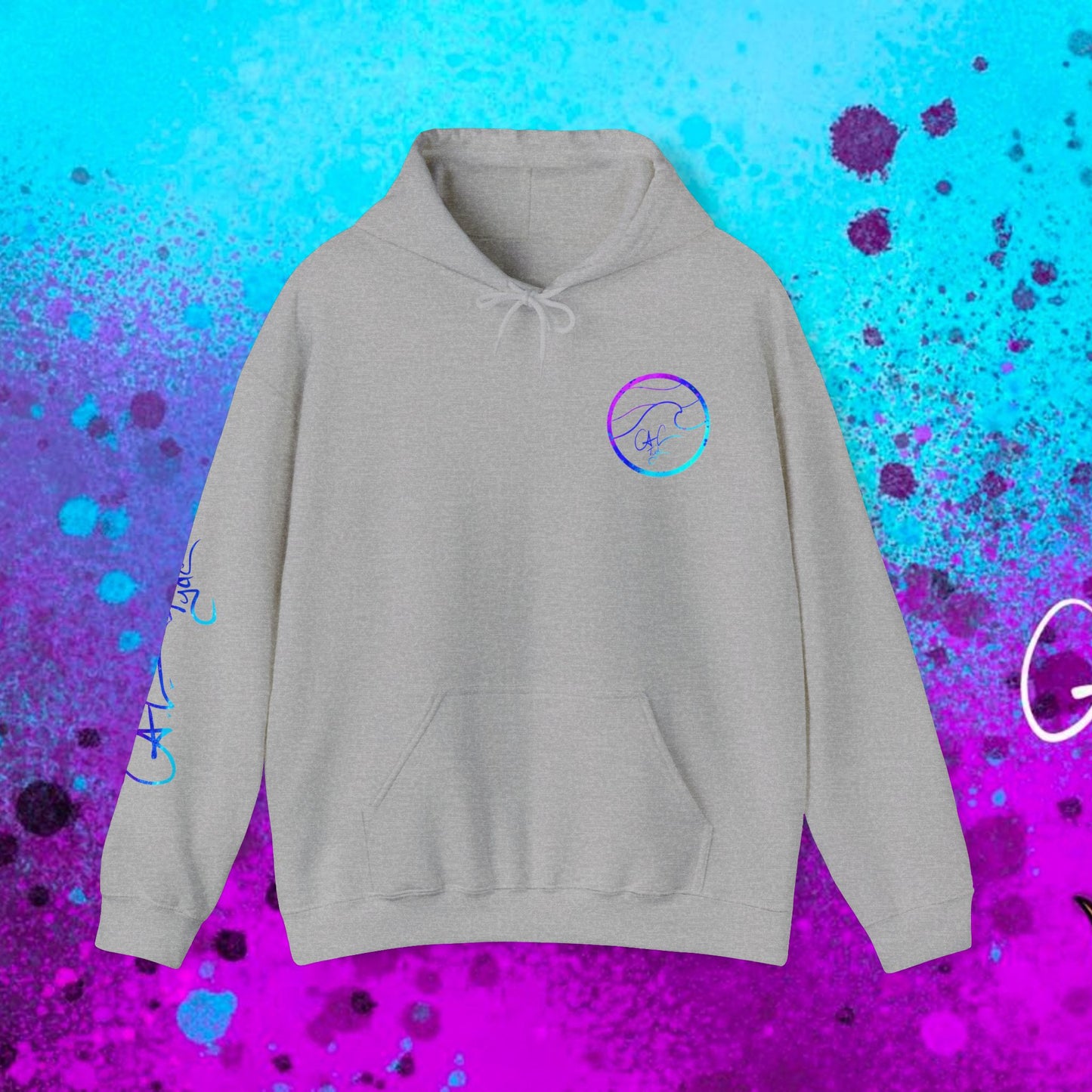 #102 Cosmic Reef Mahi Skeleton Hoodie