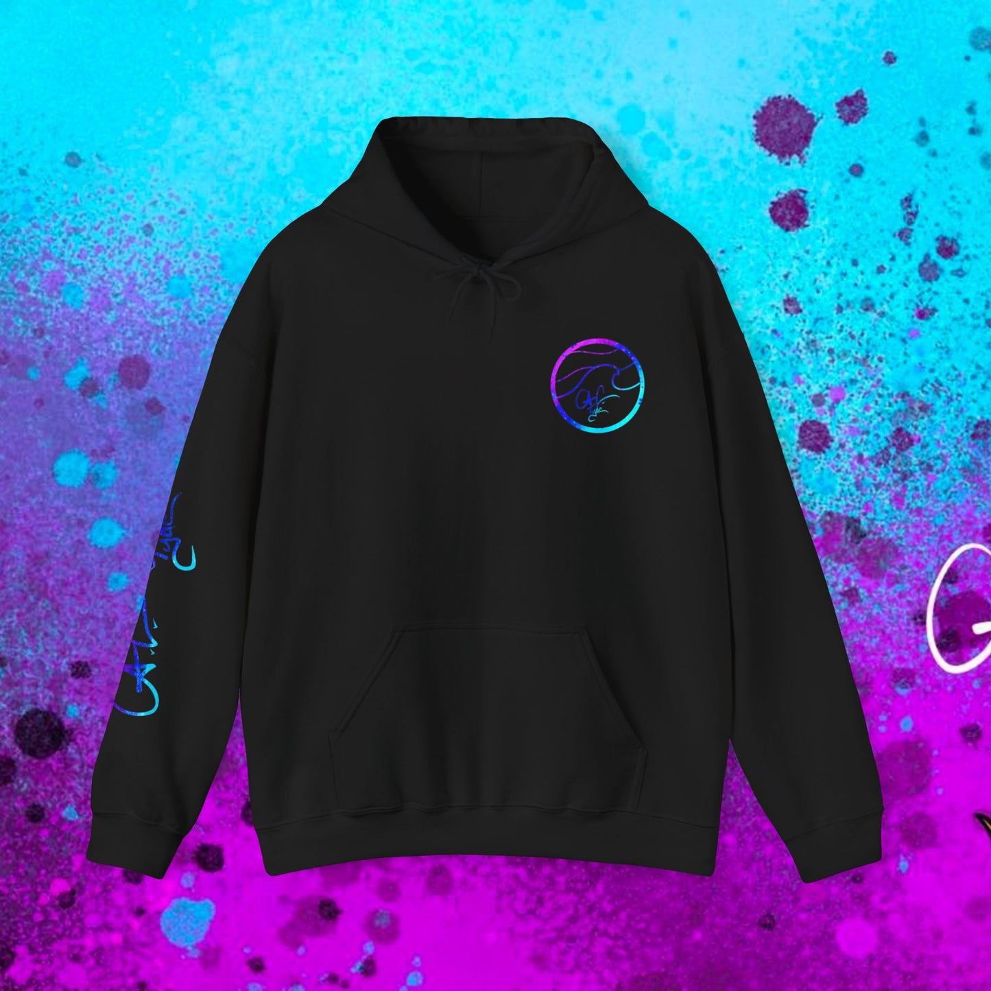 #102 Cosmic Reef Mahi Skeleton Hoodie