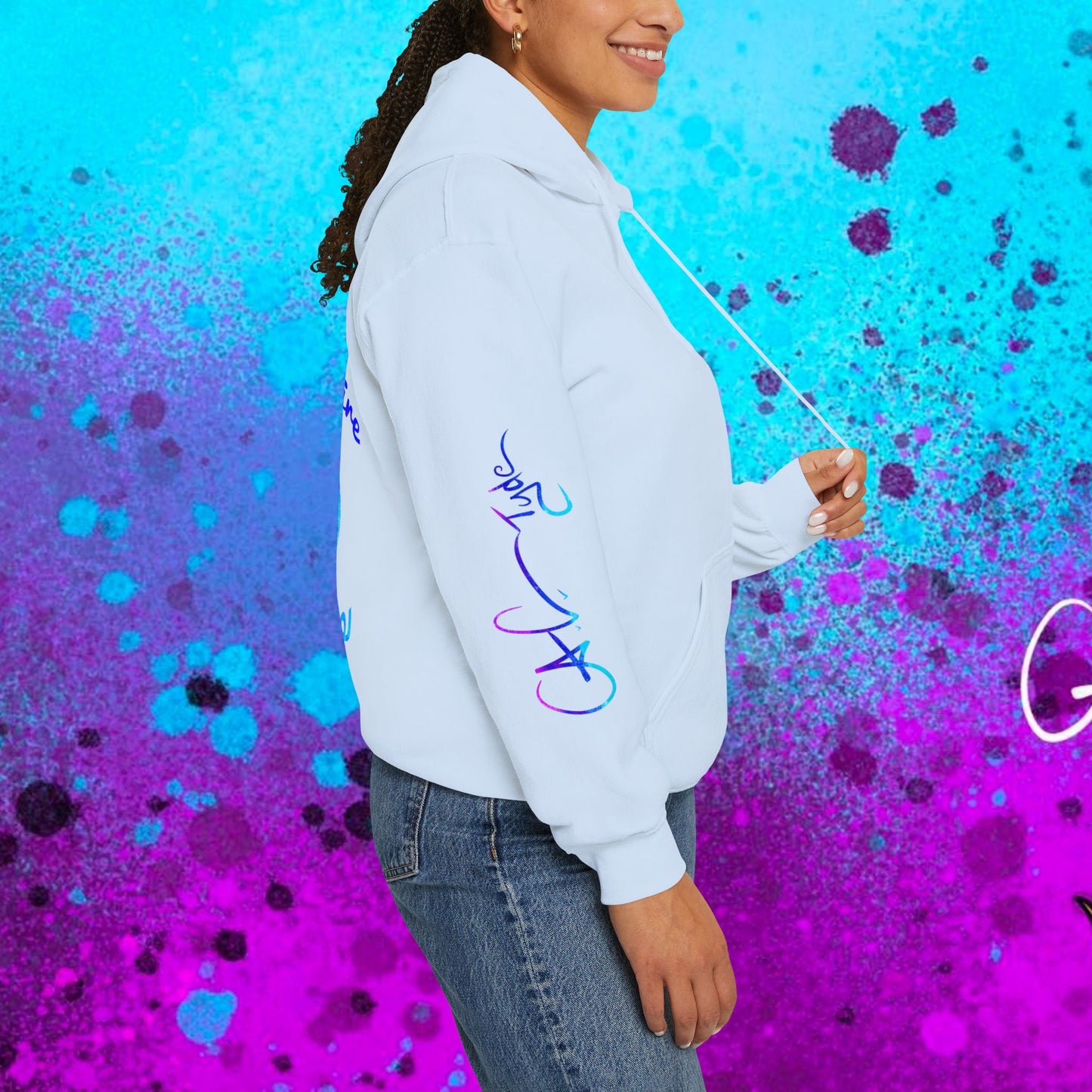 #102 Cosmic Reef Mahi Skeleton Hoodie