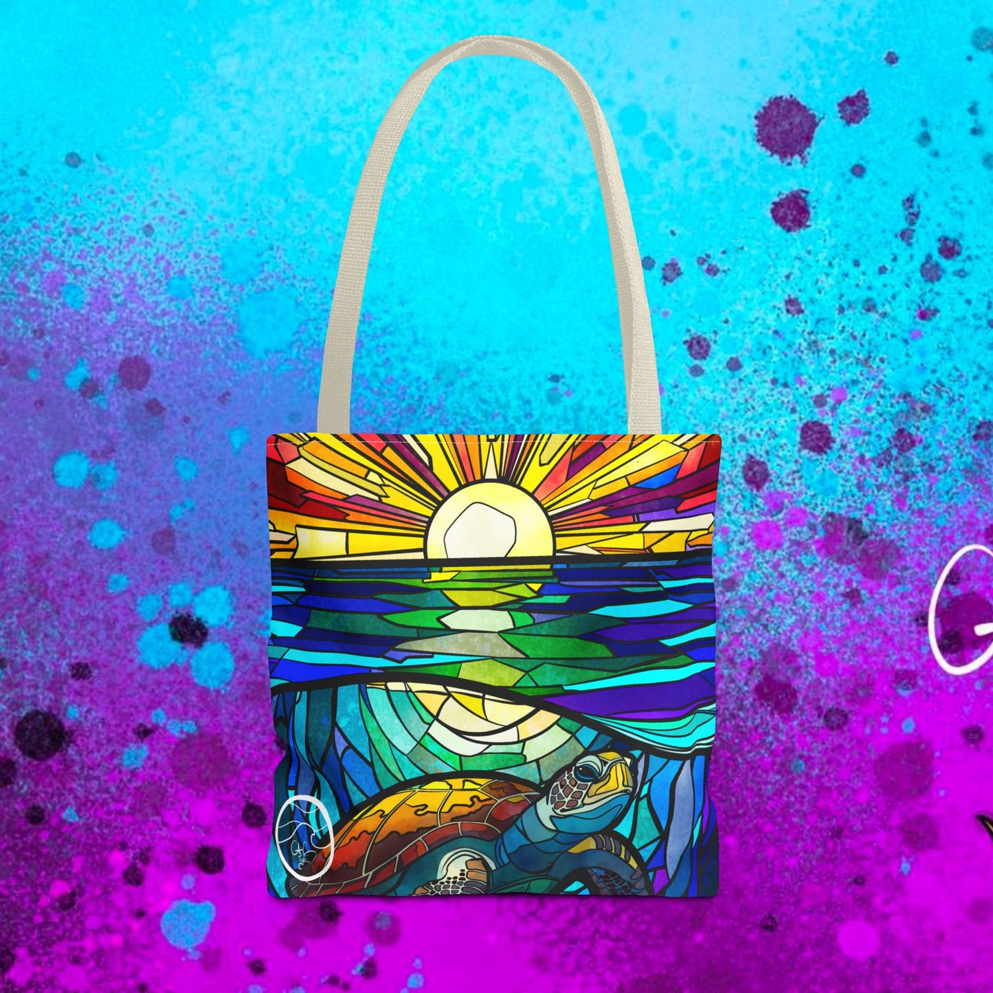 ## Honu Glass Ocean Tote Bag