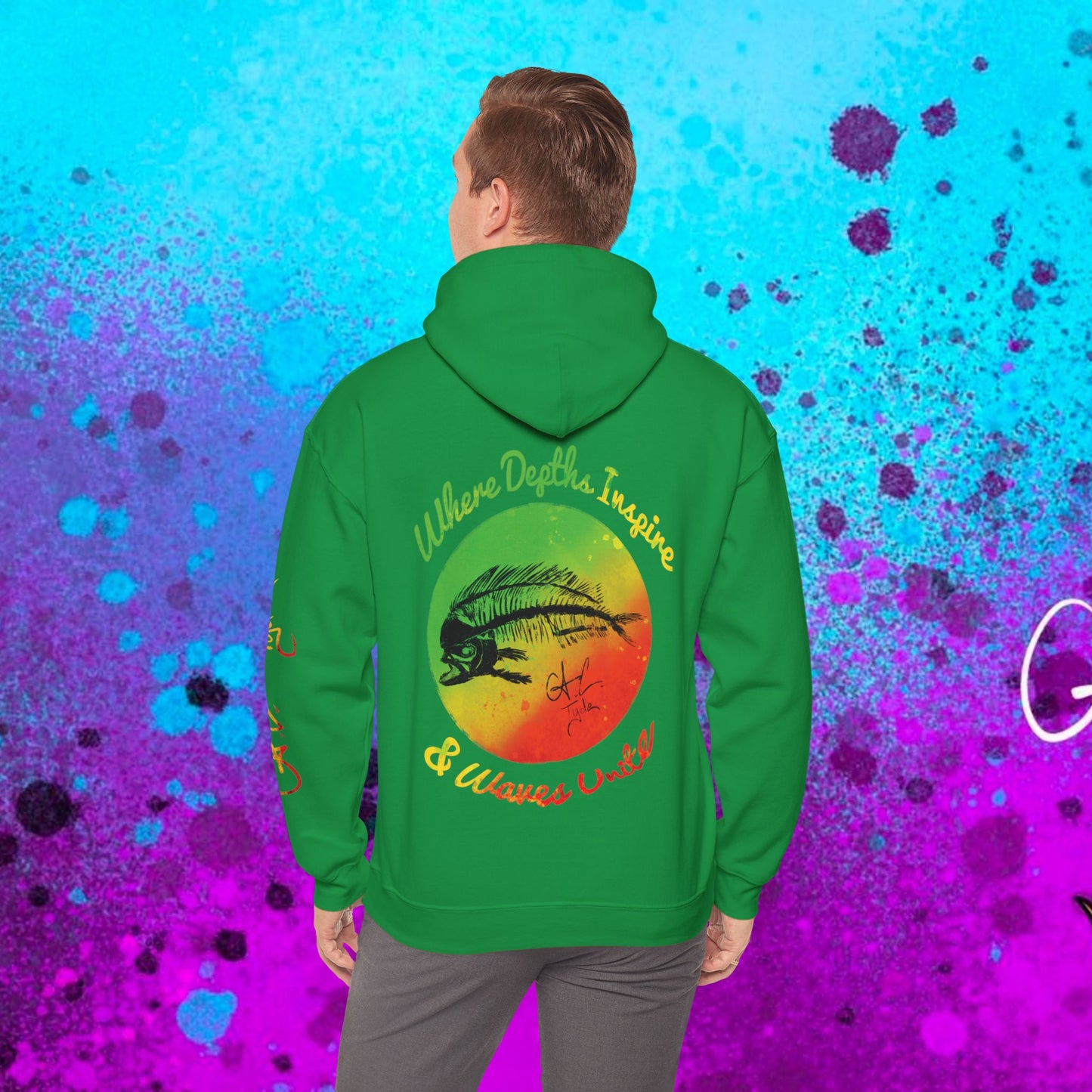 #101 Rasta Mahi Skeleton Hoodie