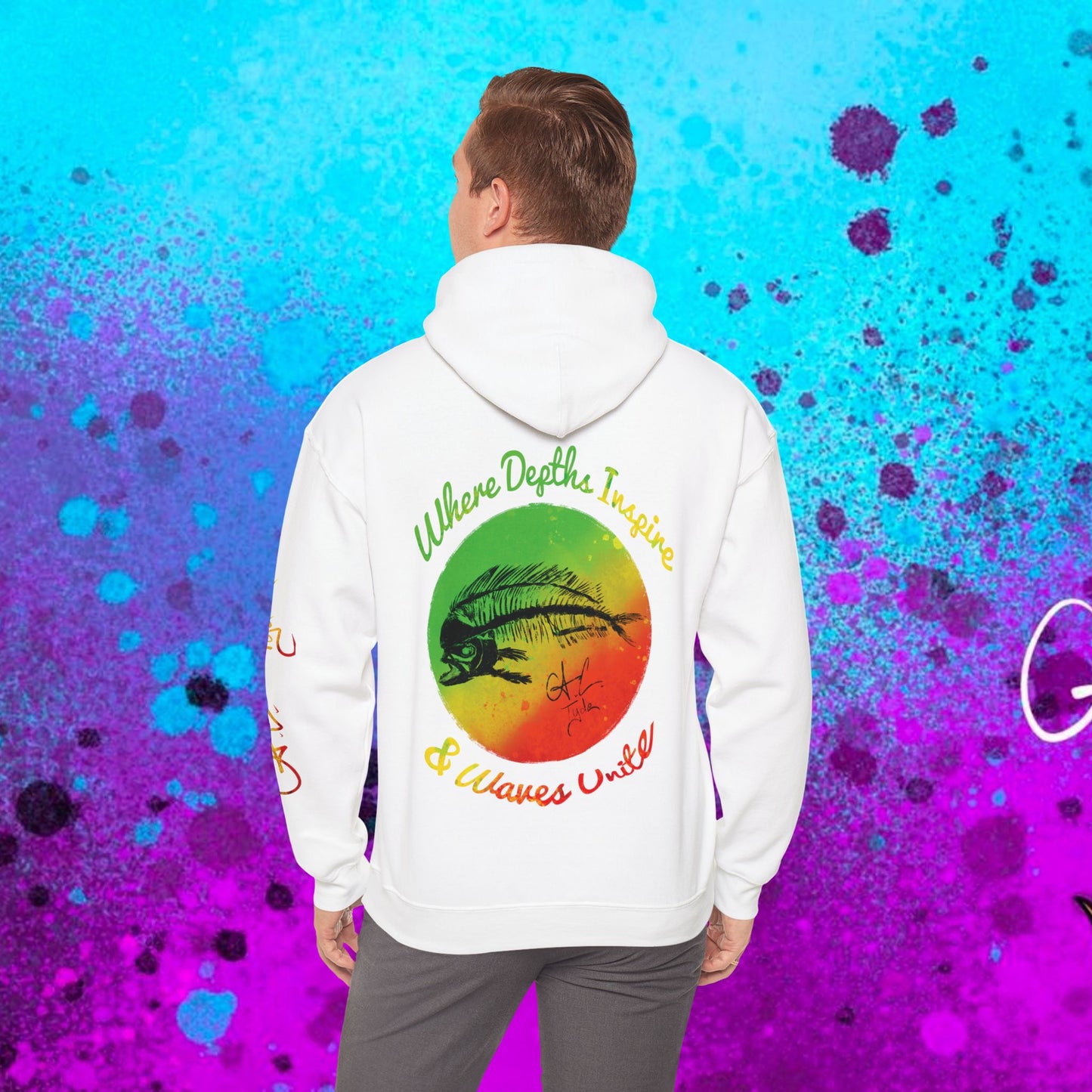 #101 Rasta Mahi Skeleton Hoodie