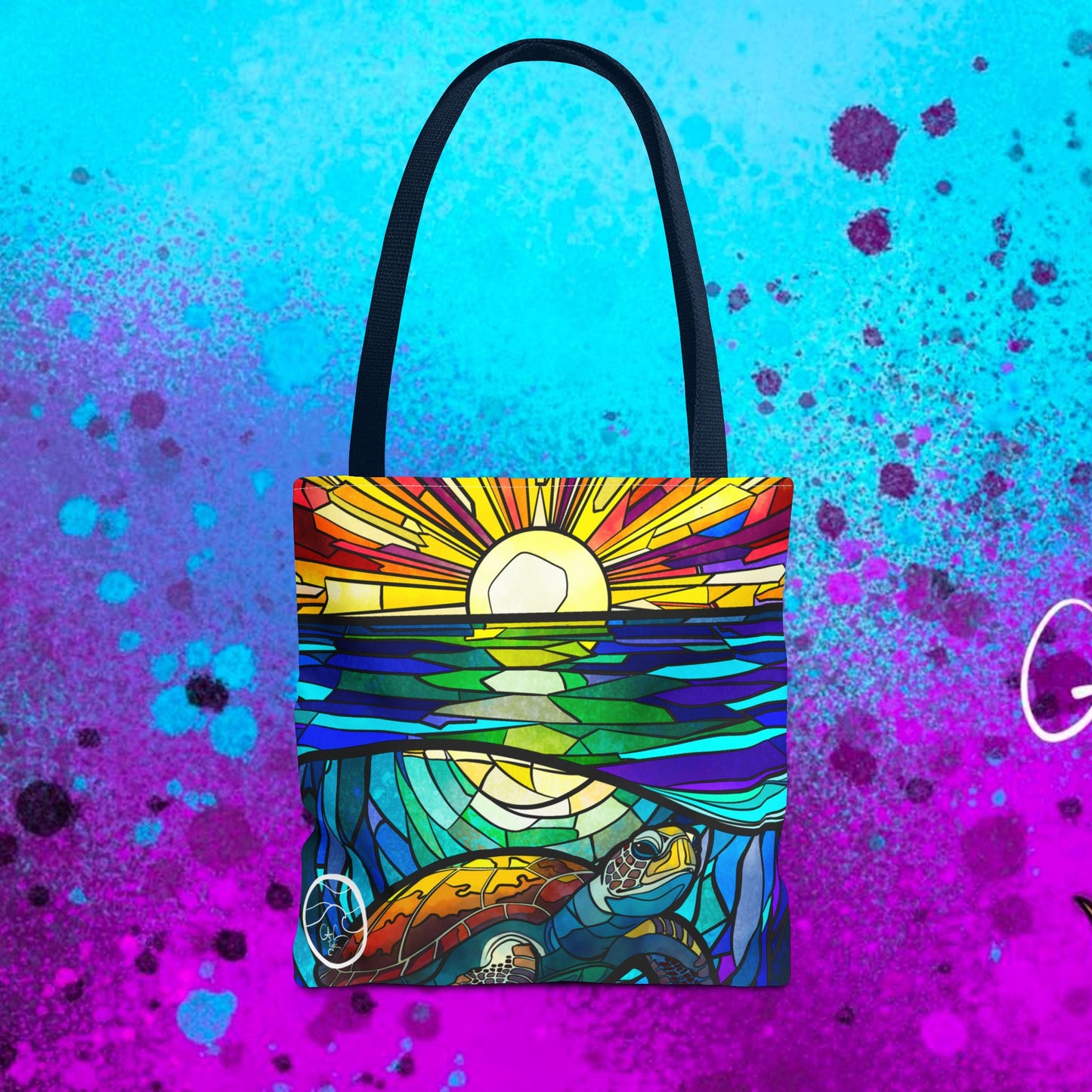 ## Honu Glass Ocean Tote Bag
